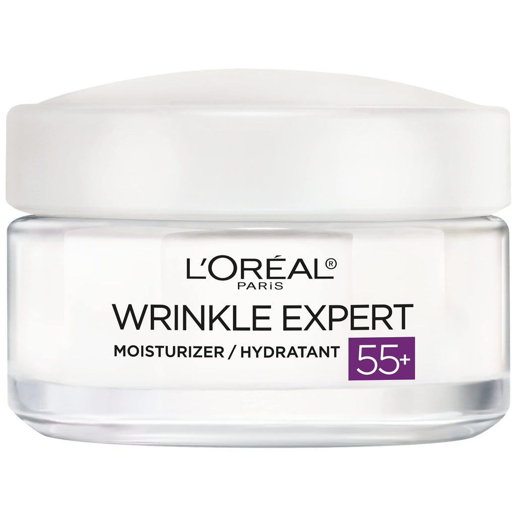 L’Oréal Paris Wrinkle Expert 55+ Anti-Aging Moisturizer with Calcium — Non-Greasy, Suitable for Sensitive Skin