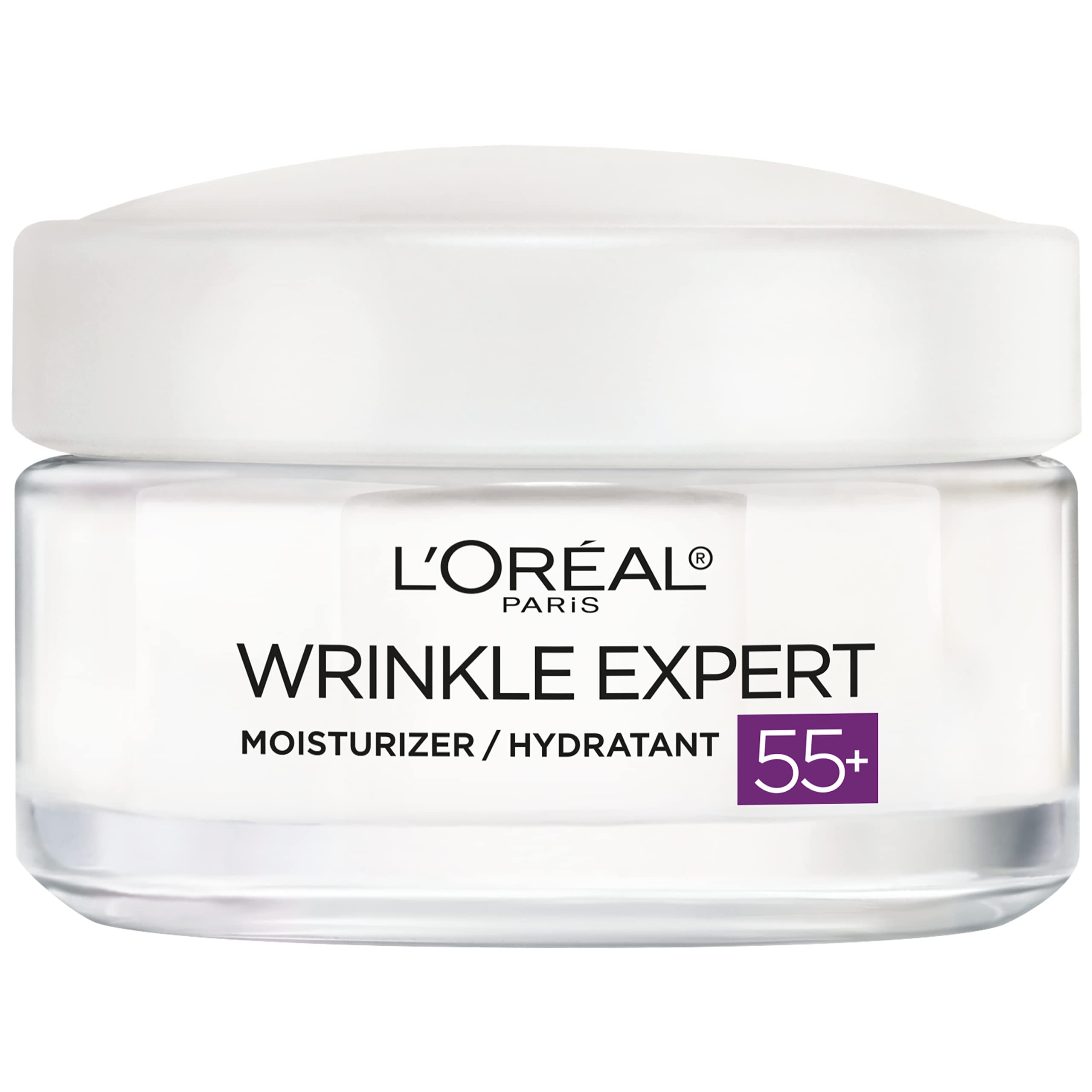 L’Oréal Paris Wrinkle Expert 55+ Anti-Aging Moisturizer with Calcium — Non-Greasy, Suitable for Sensitive Skin