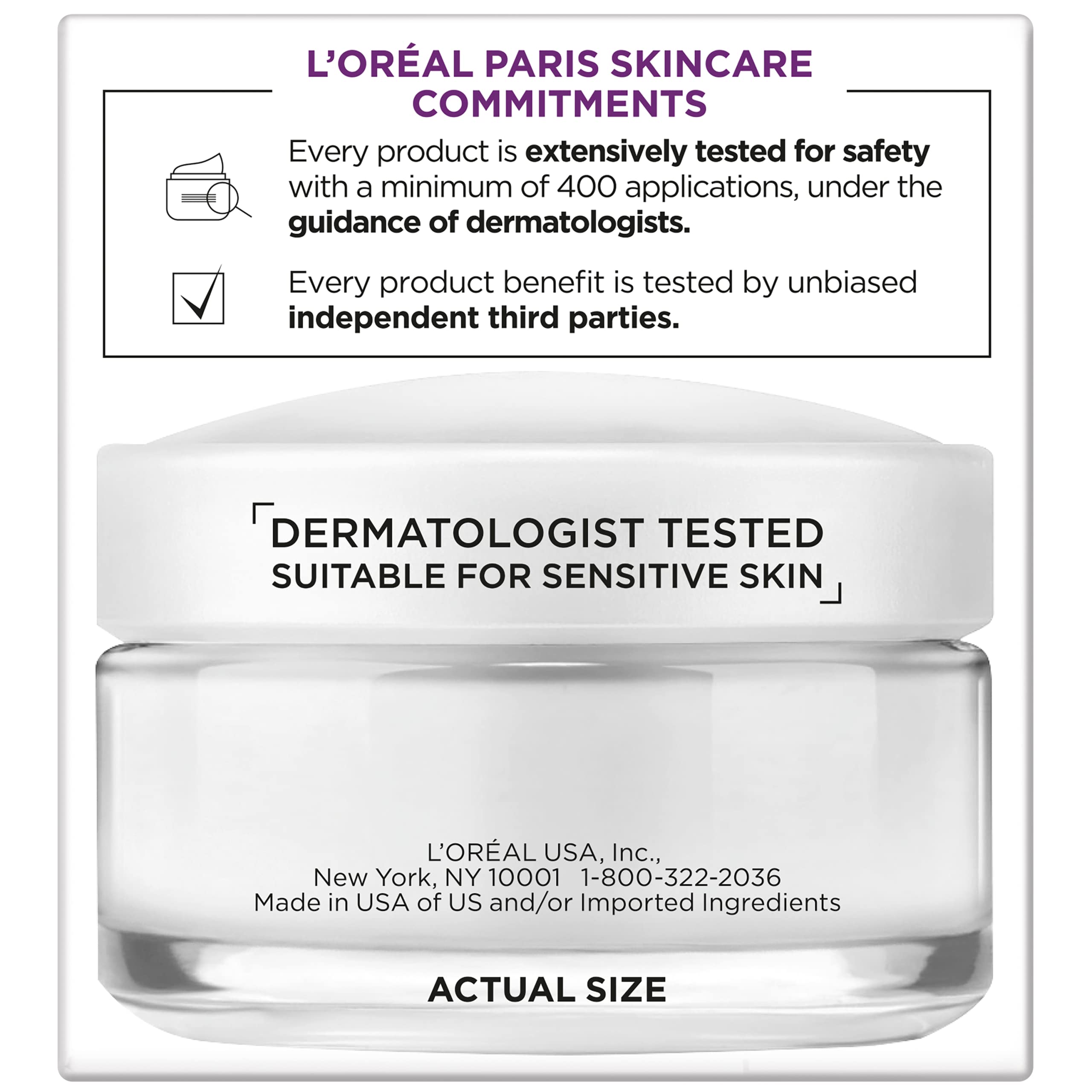 L’Oréal Paris Wrinkle Expert 55+ Anti-Aging Moisturizer with Calcium — Non-Greasy, Suitable for Sensitive Skin