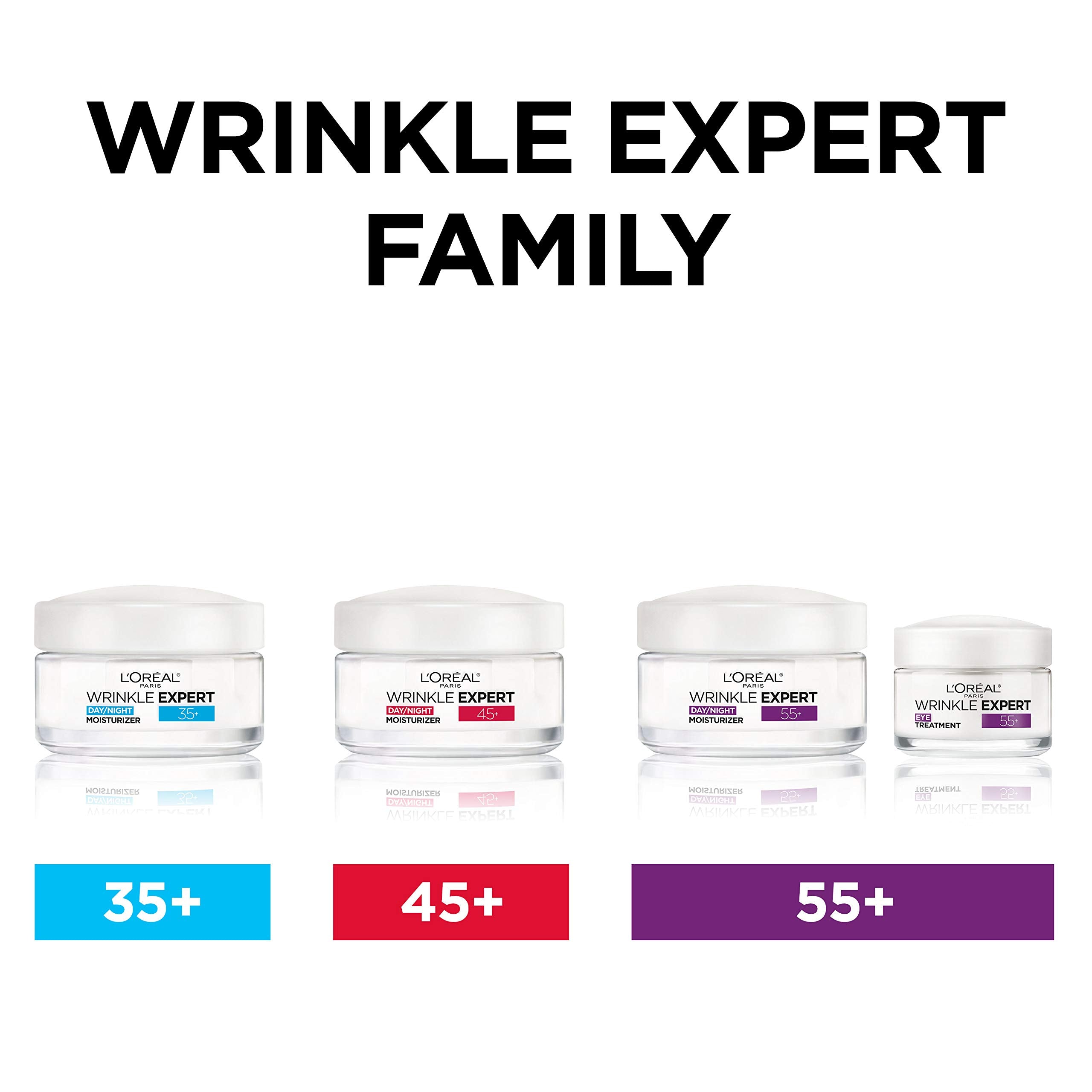 L’Oréal Paris Wrinkle Expert 55+ Anti-Aging Moisturizer with Calcium — Non-Greasy, Suitable for Sensitive Skin