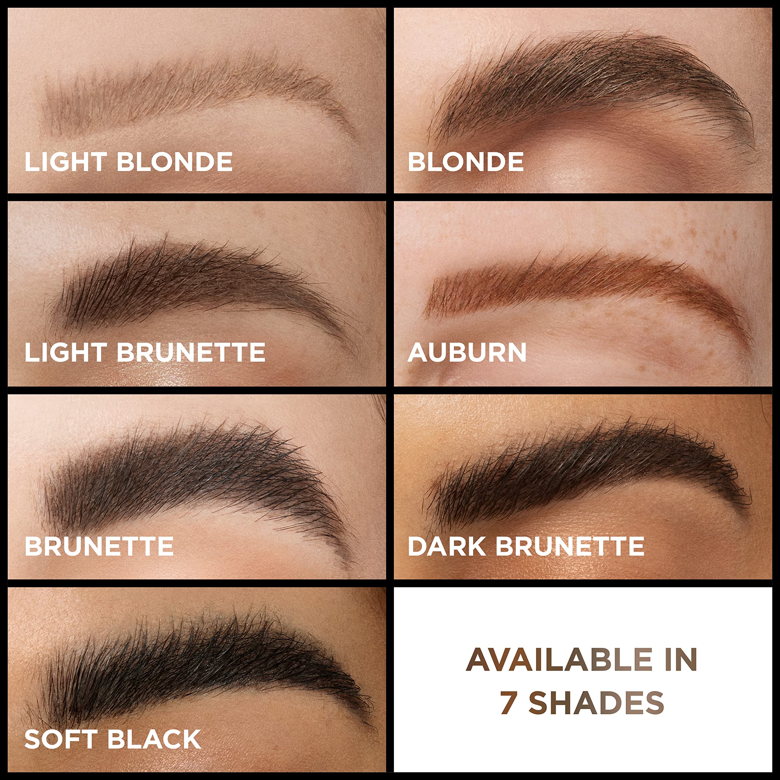 L'Oreal Paris Infallible Brow Mascara – 24H Volumizing, 2x Fuller Brows, 4.0 Dark Brunette