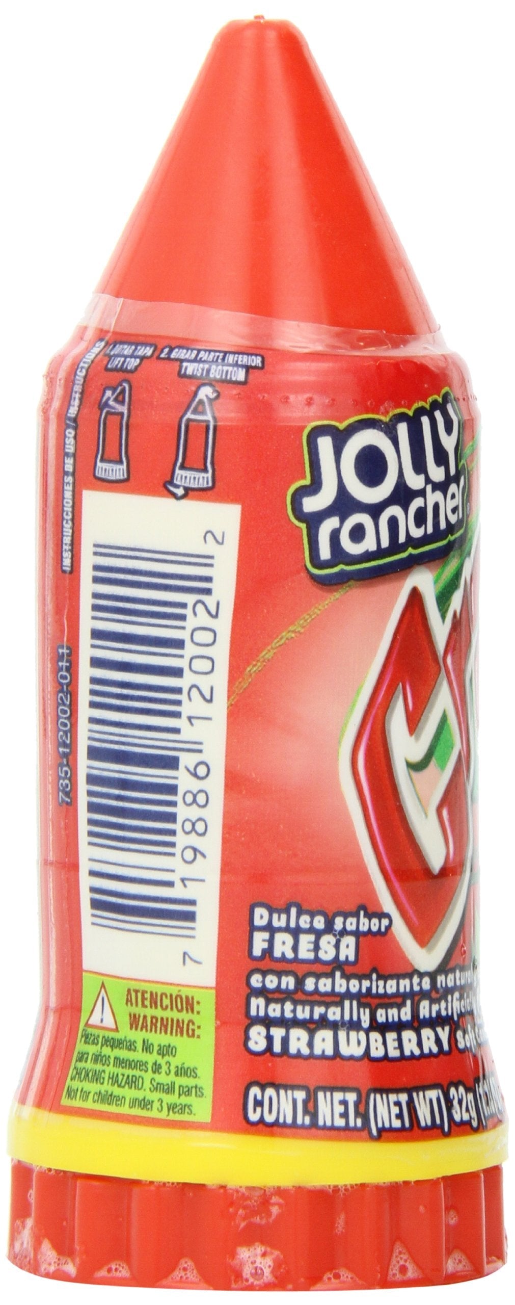 Lorena Candy Crayon Strawberry – Pack of 10, 1.13 oz Each