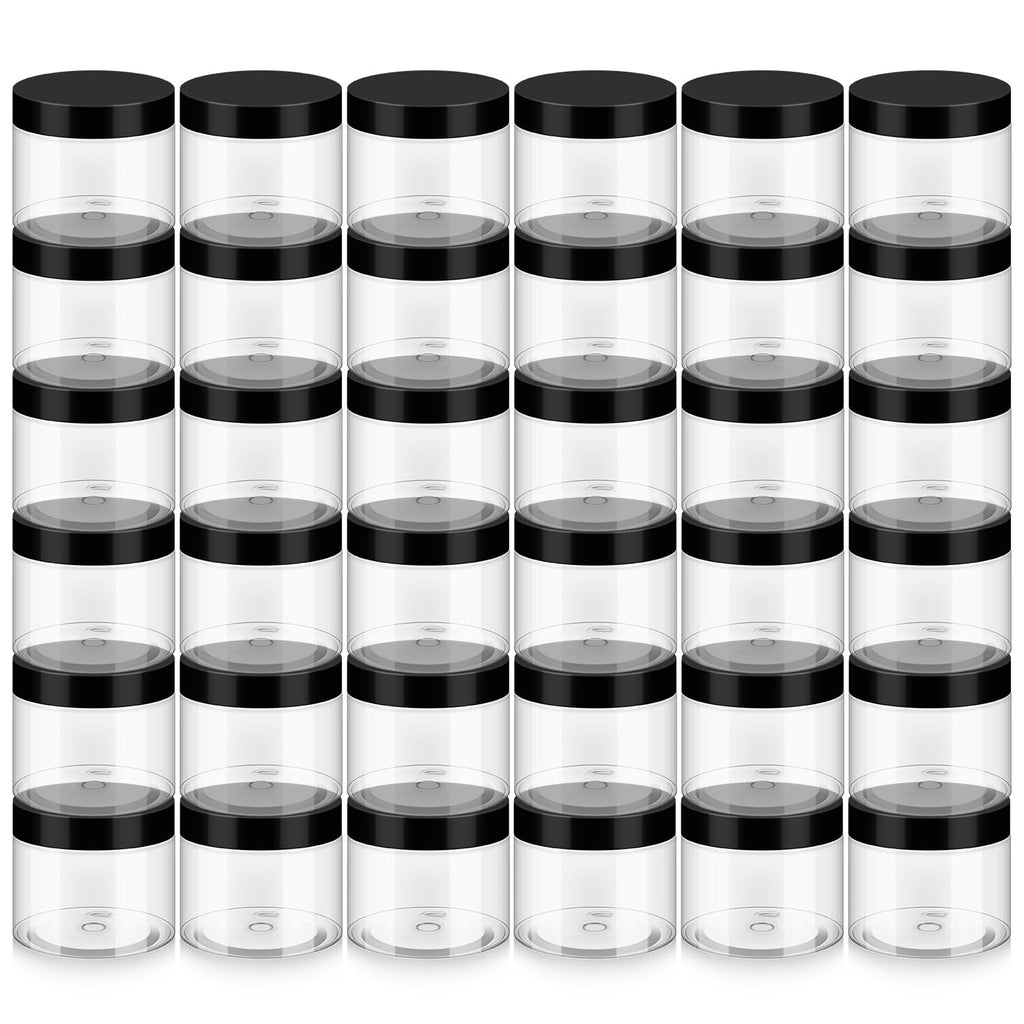 Loretoy 36-Pack 4oz Jars with Lids – BPA-Free, Reusable, Leak-Proof