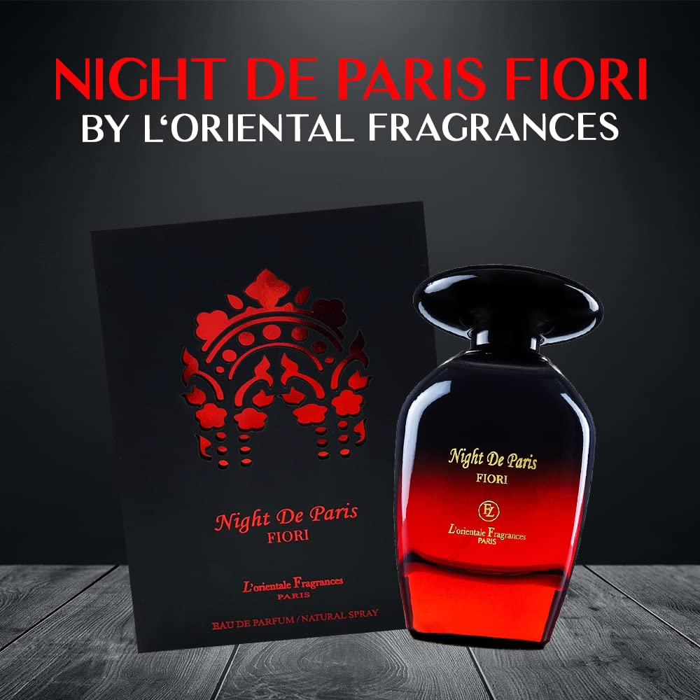L'ORIENTAL Night De Paris Fiori EDP – 3.4 oz | Unisex Amber-Floral