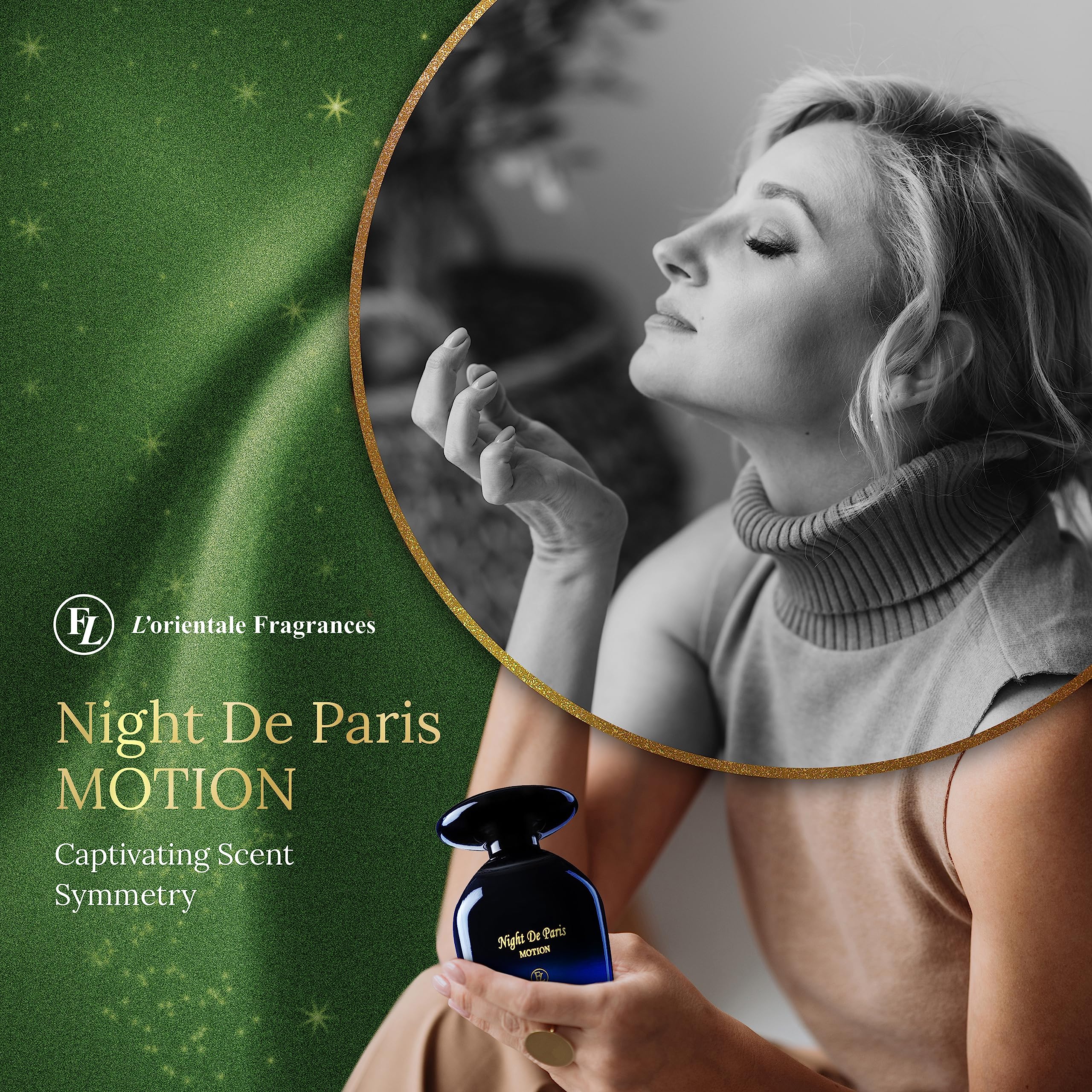 L'Orientale Fragrances Night De Paris in Motion 100ml – Oil-Based Amber Vanilla EDP