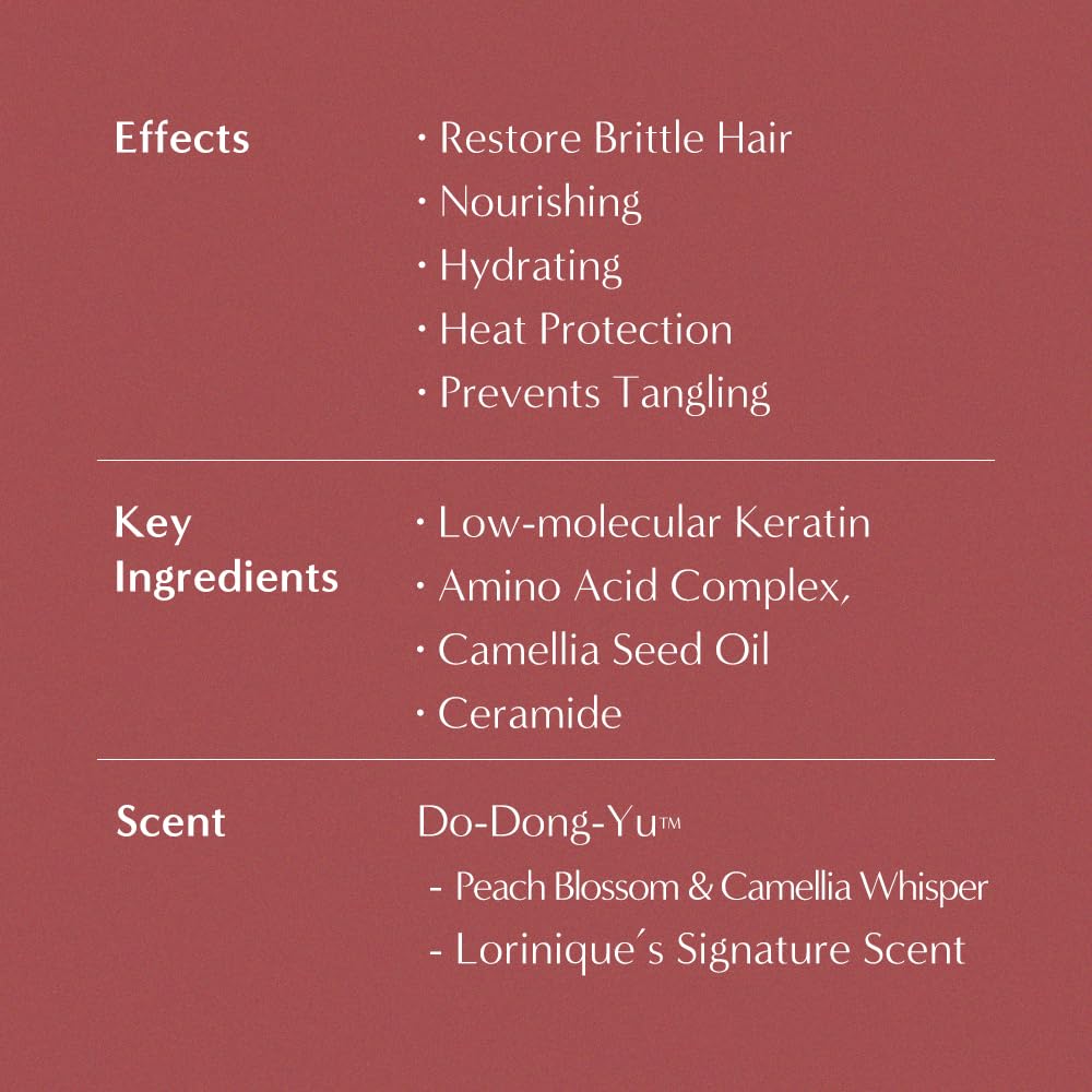 LORINIQUE Korean Keratin Leave-In Conditioner – Deep Nourishment & Heat Protection