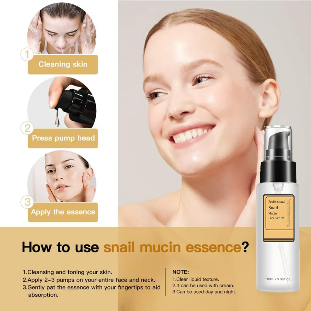 Loske Snail Mucin Serum – Hydration, Gentle Repair & Versatile Care