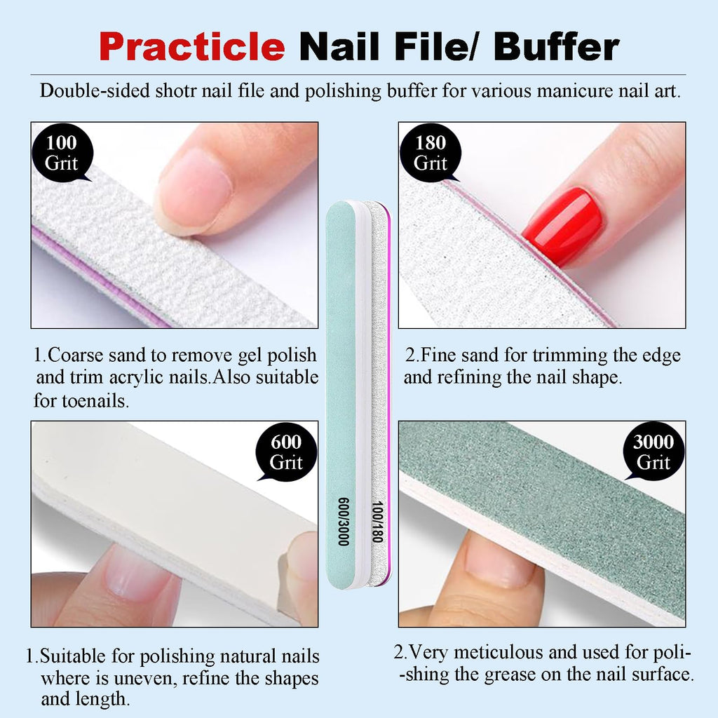 Louinstic Gel Polish Remover Kit – 45ml, Fast 2–5 Minute Gel Removal, Acetone-Free & Gentle, Includes 3 Bottles + 2 Files