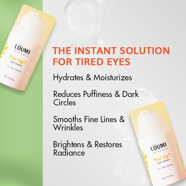 LOUMI Skincare Rested & Revived Bundle — Nighttime Retinol Serum + Hydrating Eye Cream