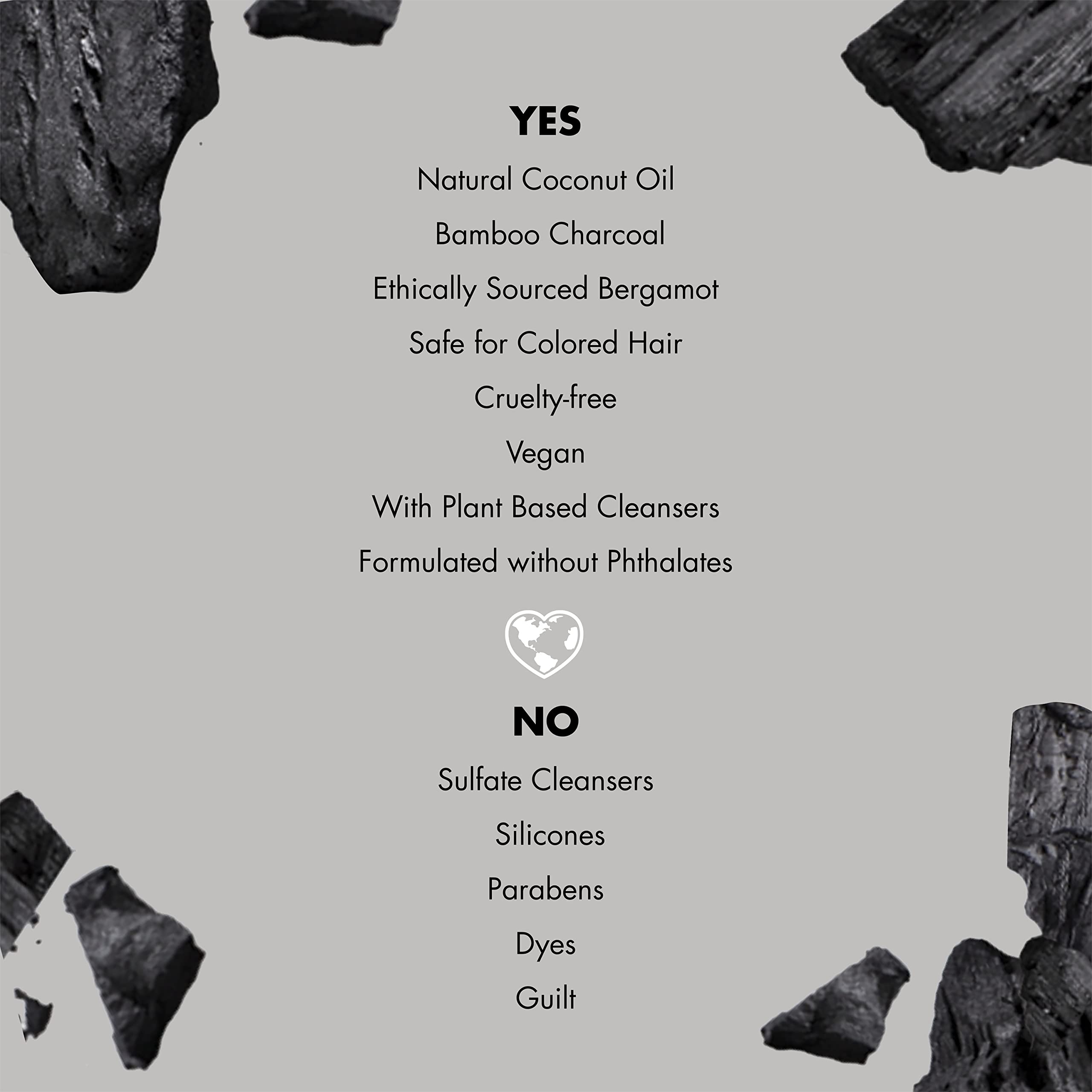Love Beauty And Planet Clarifying Shampoo Delightful Detox Charcoal & Bergamot – Vegan, Sulfate-Free & Cruelty-Free