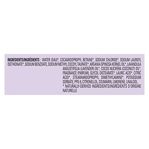 Love Beauty And Planet Smooth and Serene Argan Oil Shampoo – Frizz Control, Lavender, Sulfate Free, 13.5 oz
