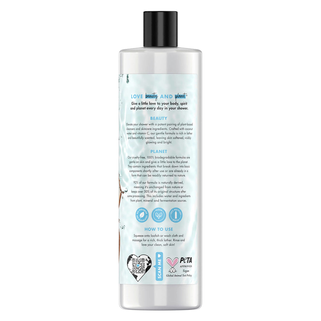 Love Beauty and Planet Plant Based Body Wash – Coconut Water & Vitamin C