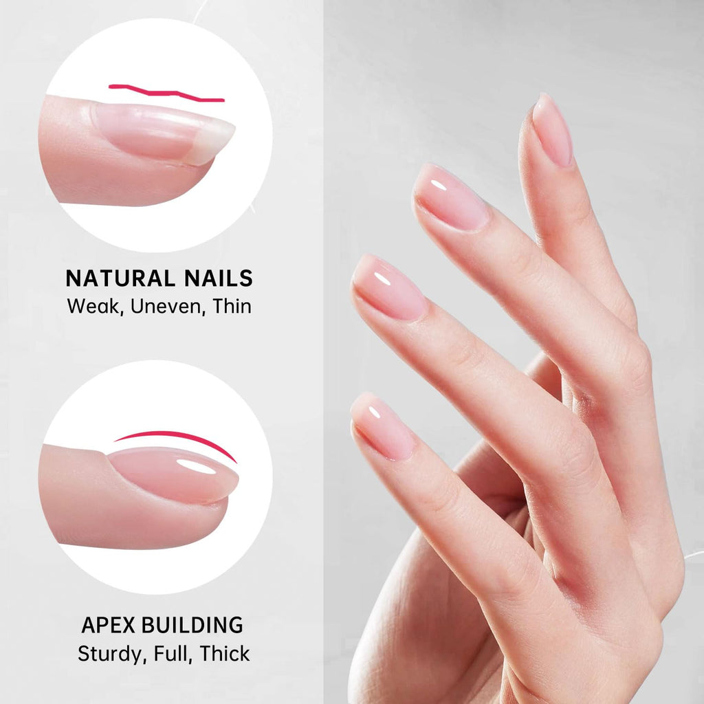 Love Easy Hema Free Builder Gel – Hypoallergenic Builder Base & Top Coat for 28-Day Wear | Gift for Women