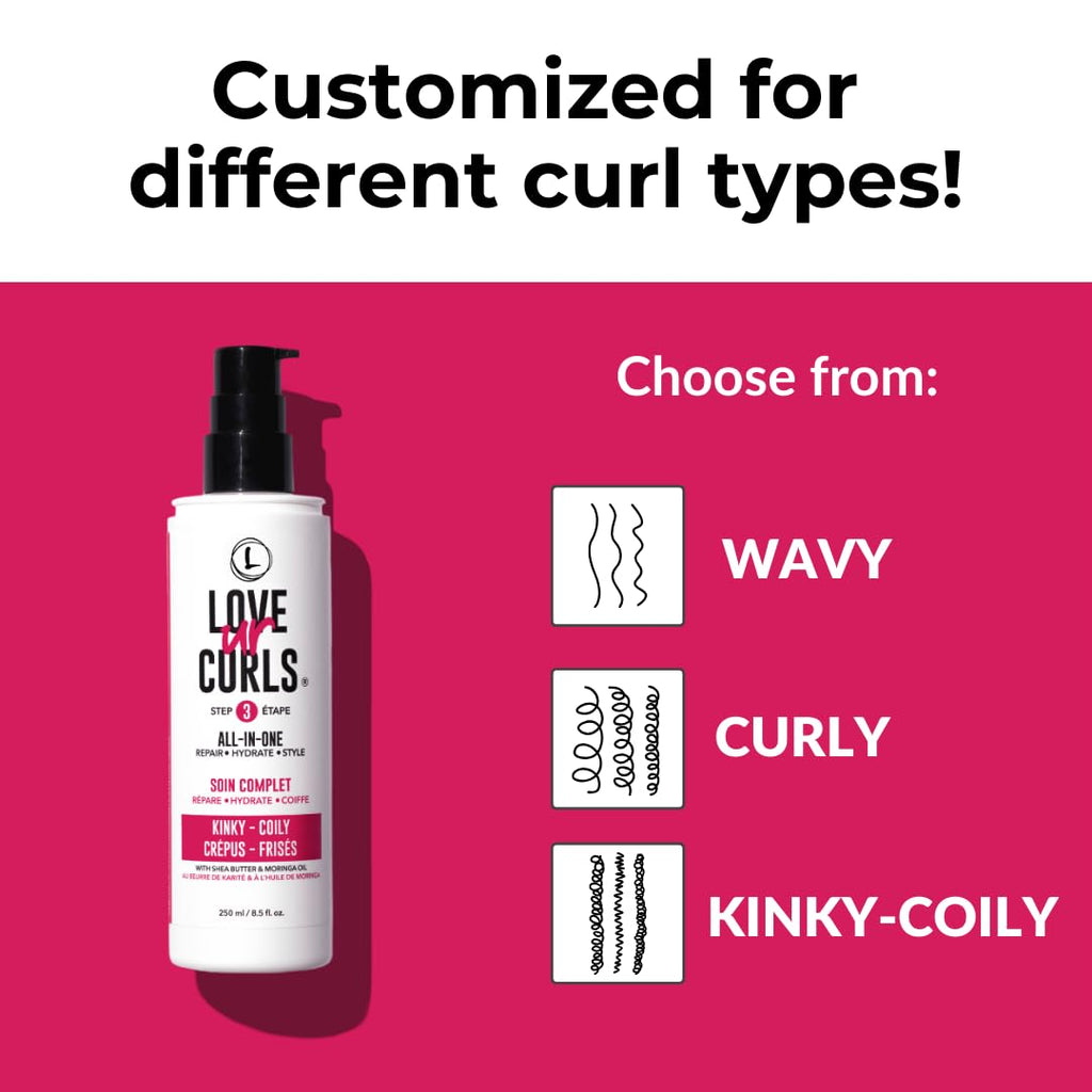 Love Ur Curls: Curl-Defining Shampoo, Conditioner, Styler & Sea Moss Gel