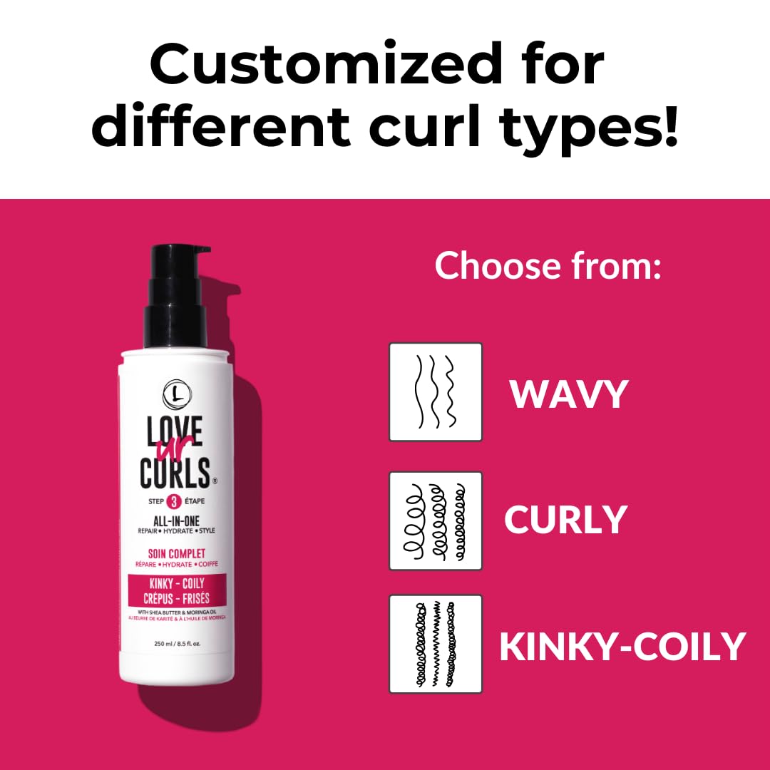 Love Ur Curls: Curl-Defining Shampoo, Conditioner, Styler & Sea Moss Gel