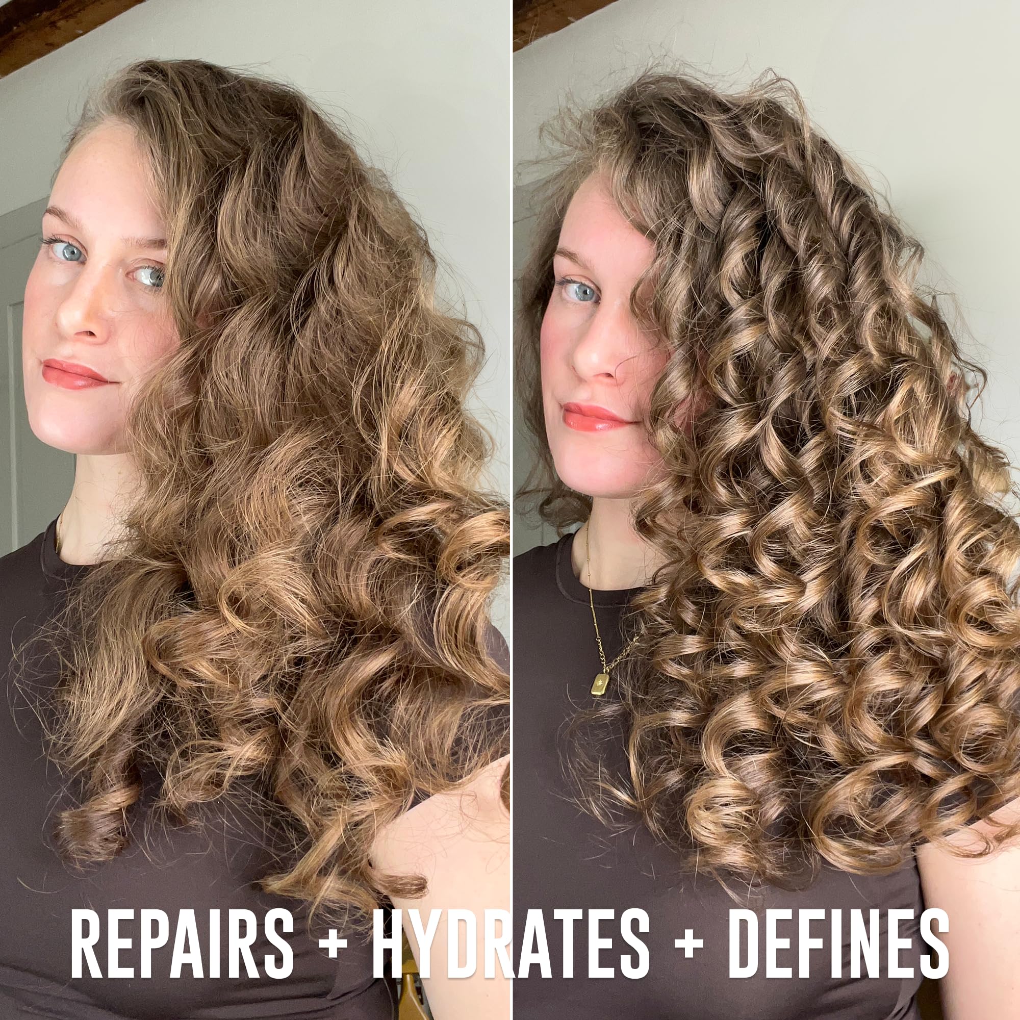 Love Ur Curls - 3-Step Shampoo & Conditioner Set with All-in-One Curl Styler for Wavy Hair