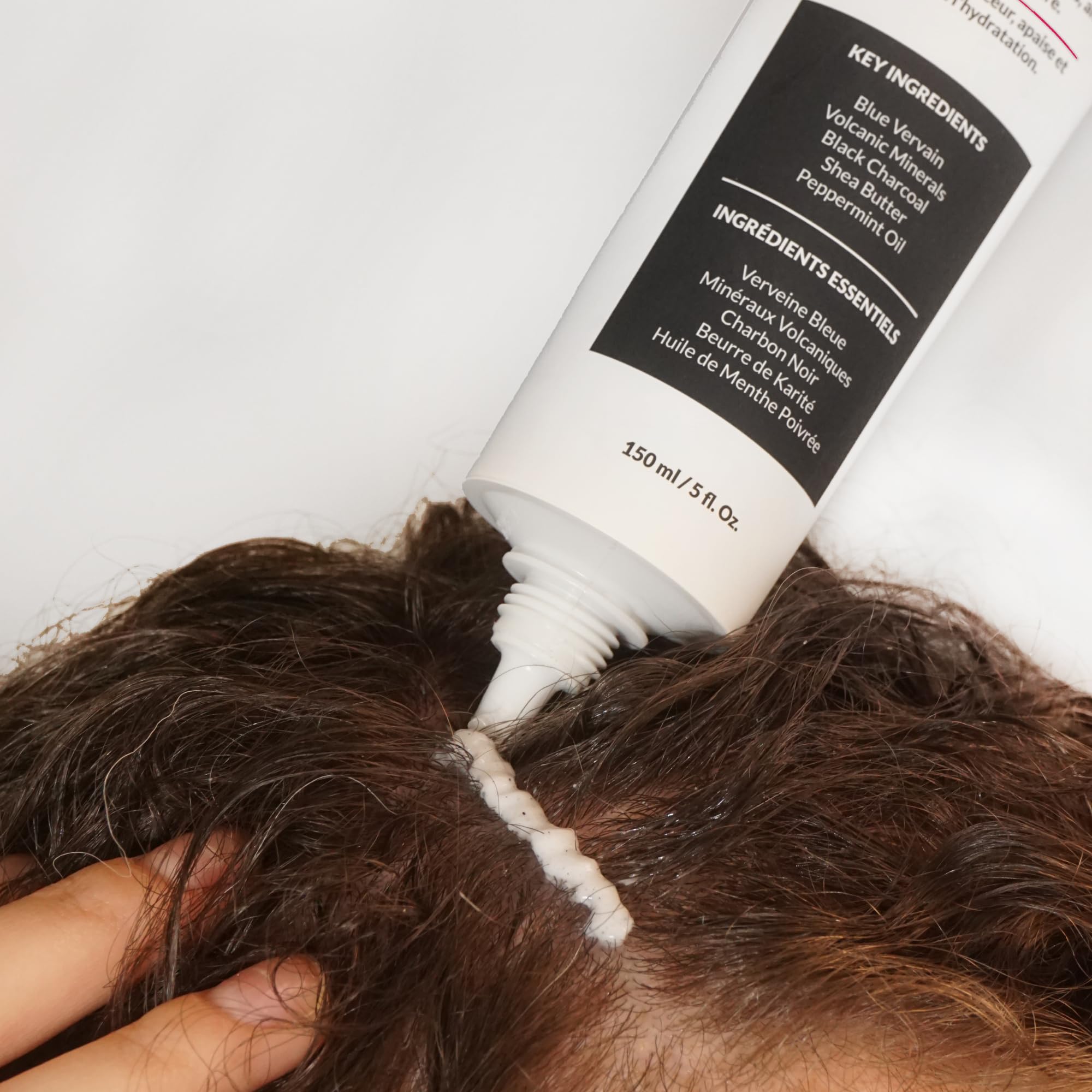 Love Ur Curls Exfoliating Scalp Scrub – Pre-Shampoo Buildup Removal, Peppermint, 150mL