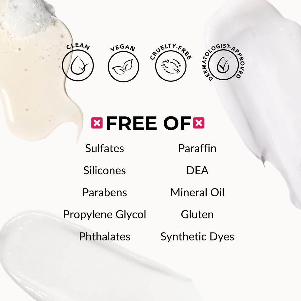 Love Ur Curls Fragrance-Free Shampoo & Conditioner Set with All-in-One Curl Styler | 3-Step Curl System (200 mL)