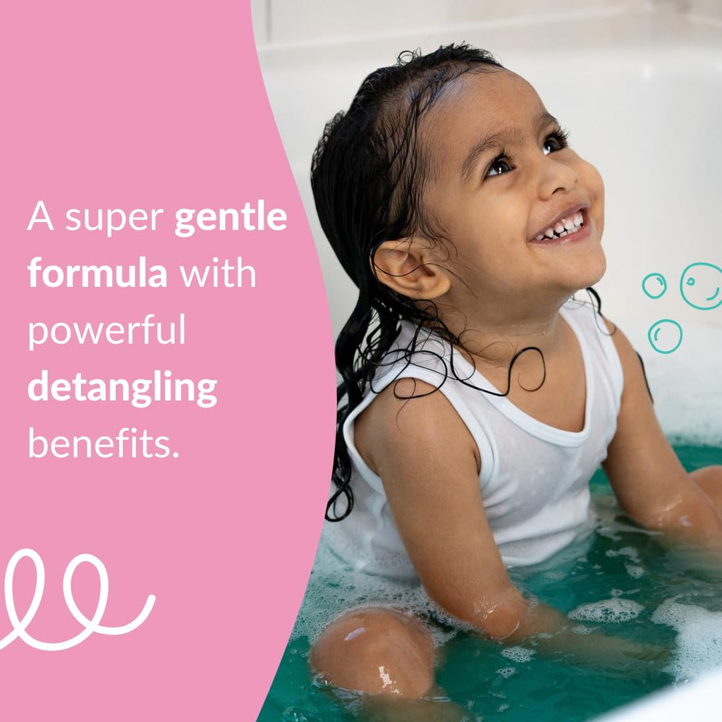 Love Ur Curls Kids LUCK 2in1 Shampoo & Conditioner – Fragrance Free, Tear Free, Pediatrician Approved, Sulfate & Paraben Free, 300 mL