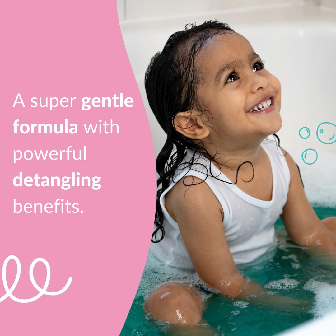 Love Ur Curls Kids LUCK 2in1 Shampoo & Conditioner – Fragrance Free, Tear Free, Pediatrician Approved, Sulfate & Paraben Free, 300 mL