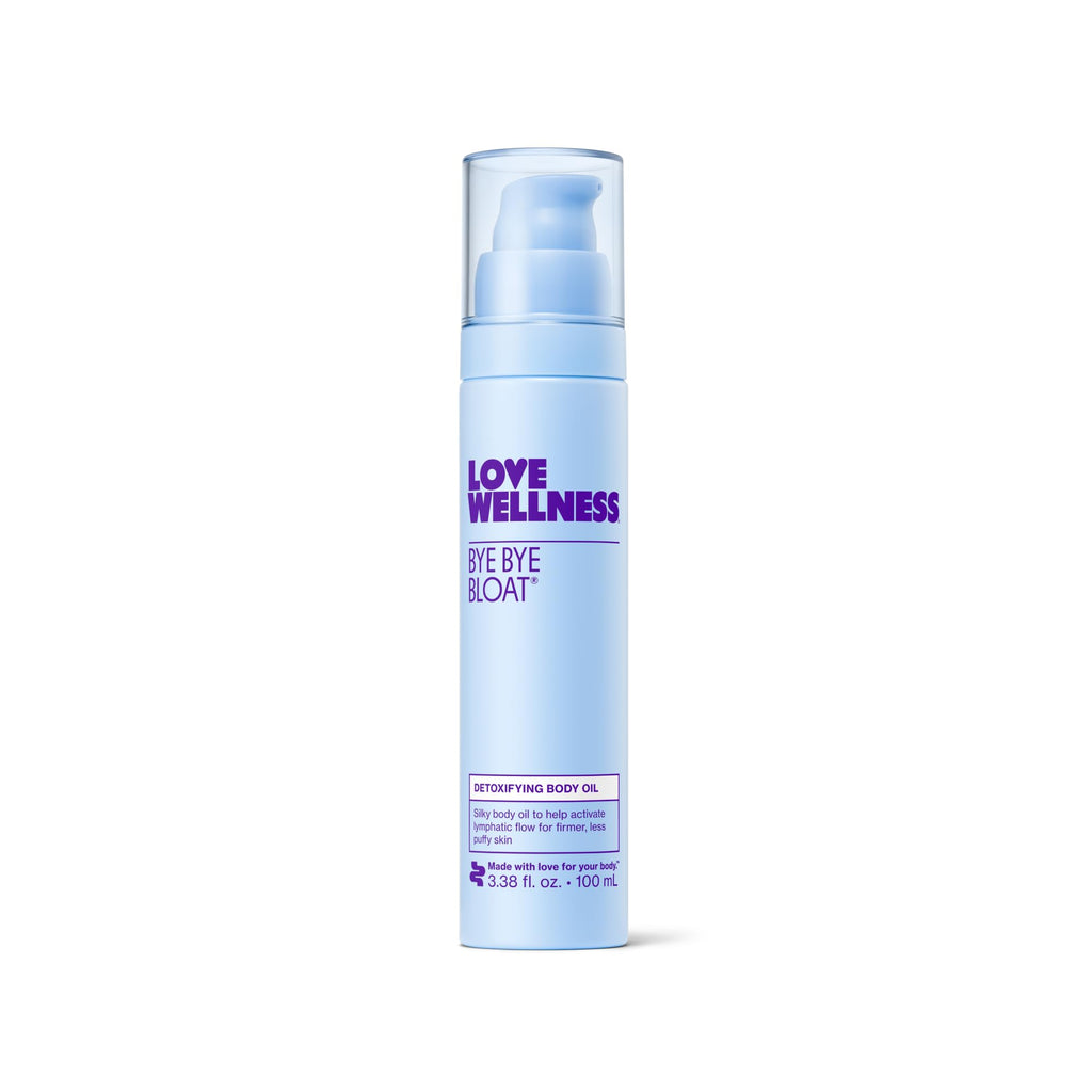 Love Wellness Bye Bye Bloat Detoxifying Body Oil – Hydrate & Depuff (100 mL)