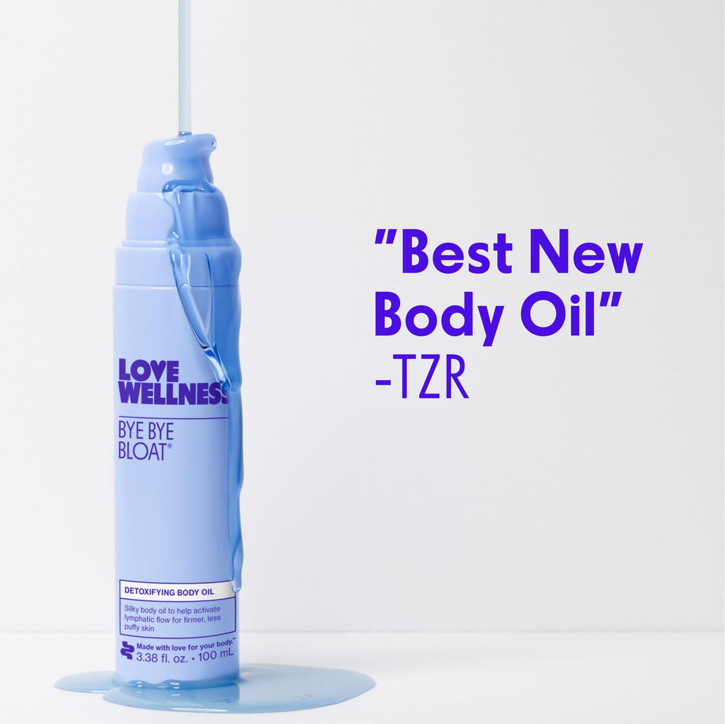 Love Wellness Bye Bye Bloat Detoxifying Body Oil – Hydrate & Depuff (100 mL)