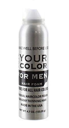 Love Your Color Hair Foam for Men — Gradual Gray Coverage, Ammonia-Free, 4.7 oz