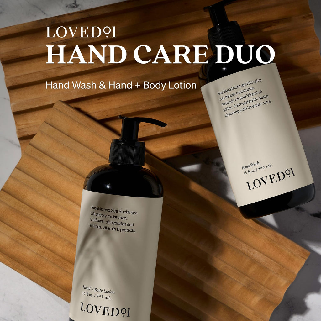 Loved01 Hand & Body Lotion – Fragrance-Free Daily Moisturizer (2-Pack, 15 oz) | John Legend Skincare