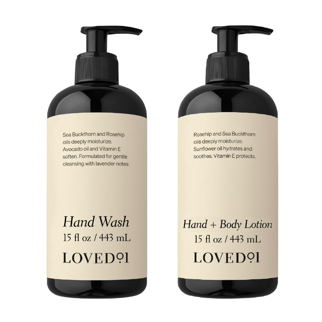Loved01 Hand Soap & Lotion Set – Oprah's Favorite Things (15 oz Hand Wash + 15 oz Body Lotion)