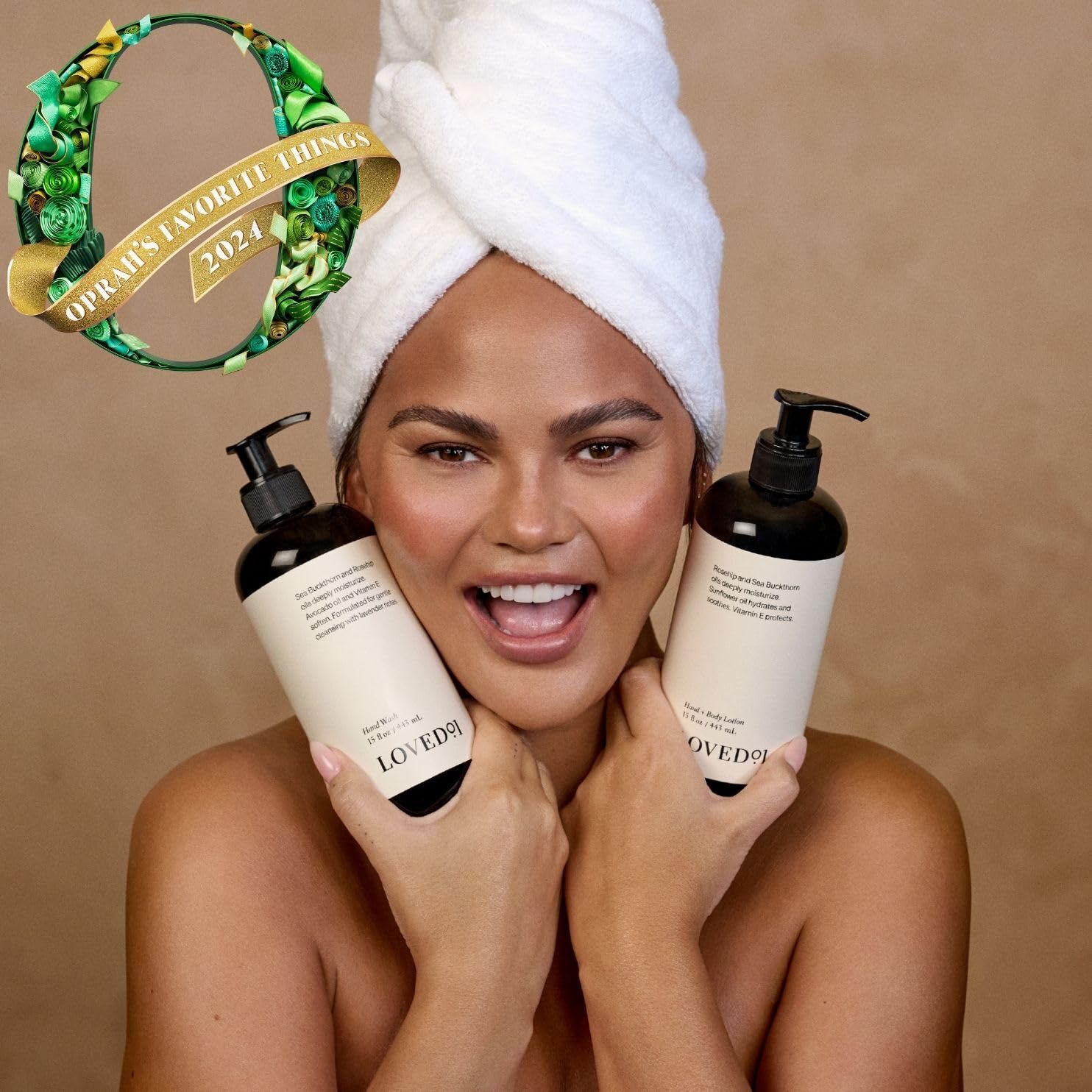 Loved01 Hand Soap & Lotion Set – Oprah's Favorite Things (15 oz Hand Wash + 15 oz Body Lotion)