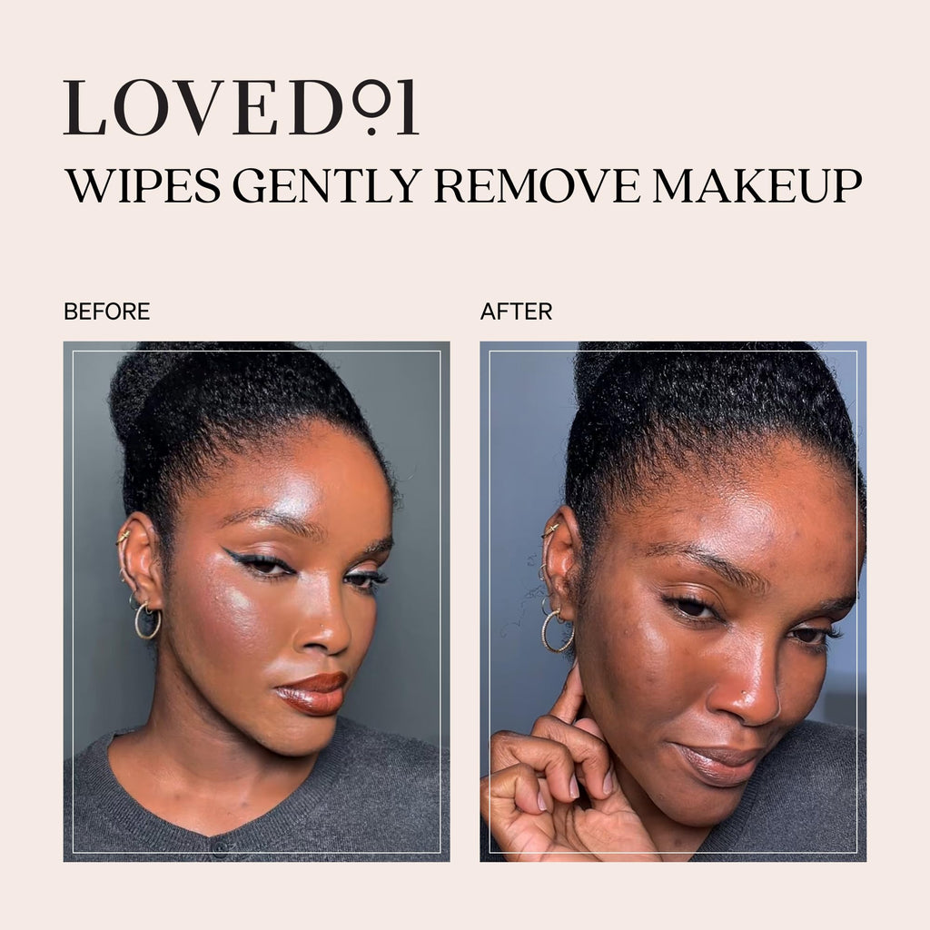 Loved01 Face & Body Cleansing Wipes with Salicylic Acid – John Legend Skincare, Oil & Fragrance-Free, No-Rinse (24 wipes)