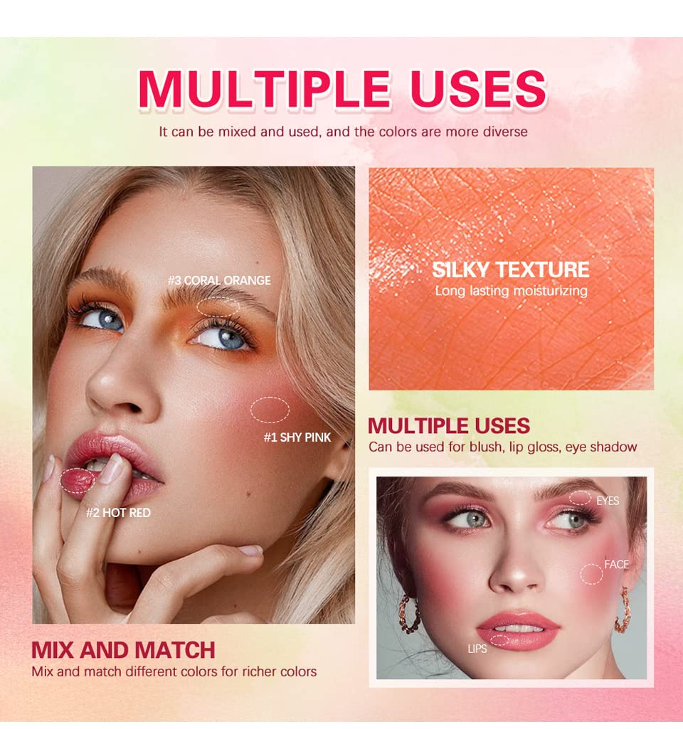 Lovelycat On-the-Go Blush Stick Orange – Creamy, Long-Lasting Tinted Moisture for All Skin