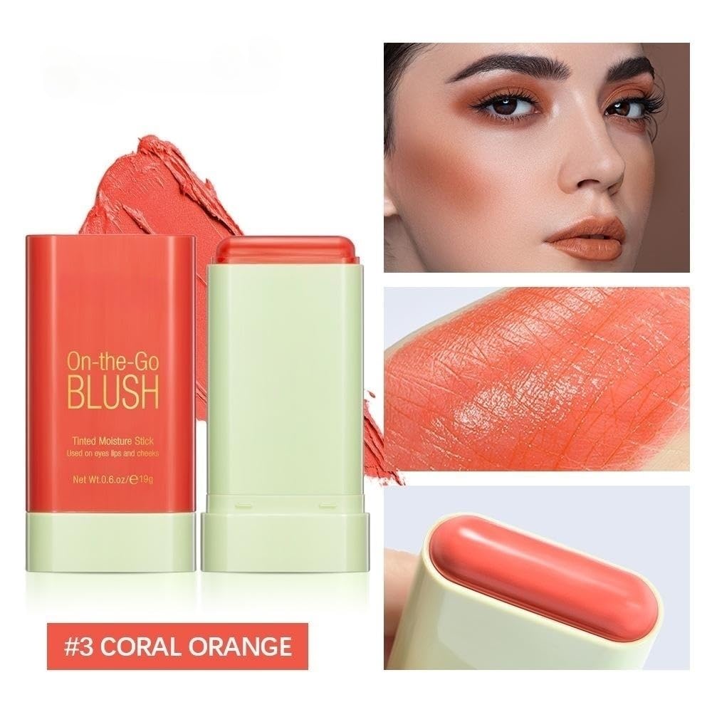 Lovelycat On-the-Go Blush Stick Orange – Creamy, Long-Lasting Tinted Moisture for All Skin