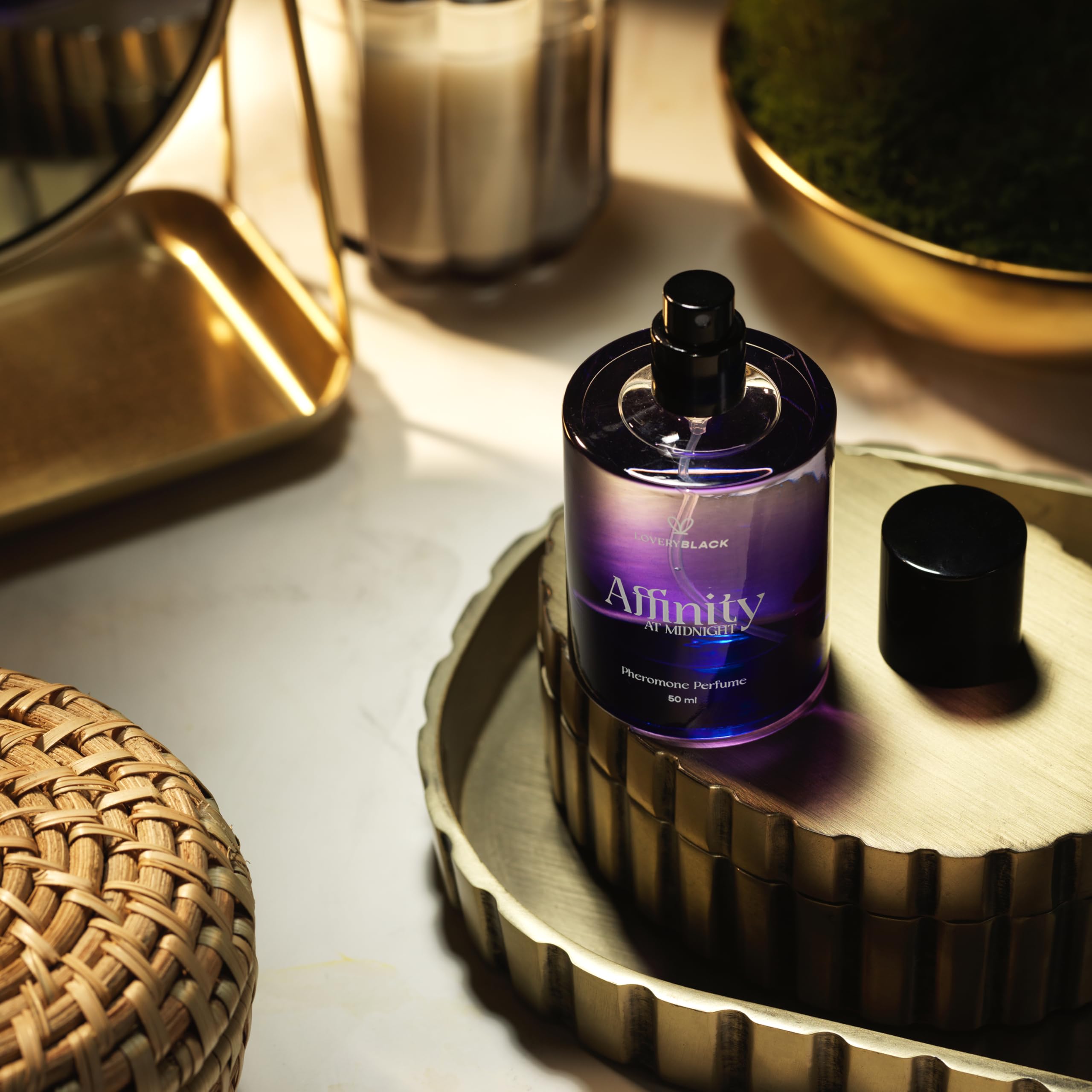 LOVERY Affinity at Midnight Pheromone Perfume - Unisex Attraction and Confidence