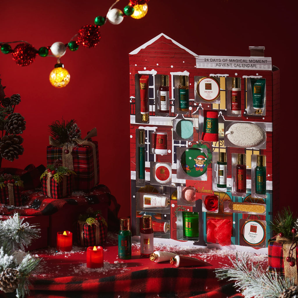 LOVERY Advent Calendar for Adults 2025 - 24 Days of Spa Beauty & Skincare