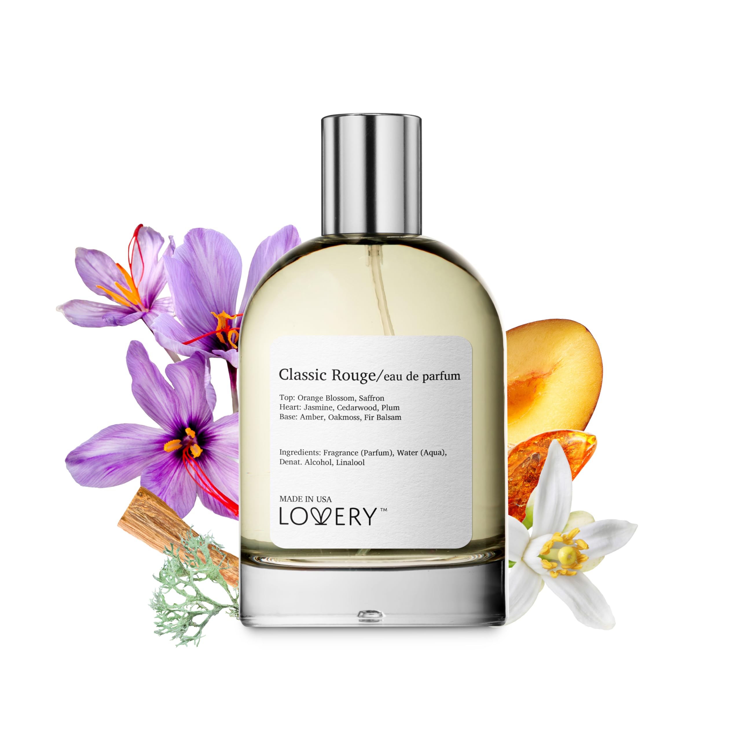 LOVERY Classic Rouge Eau de Parfum | Inspired by Baccarat Rouge 540, 100 ml