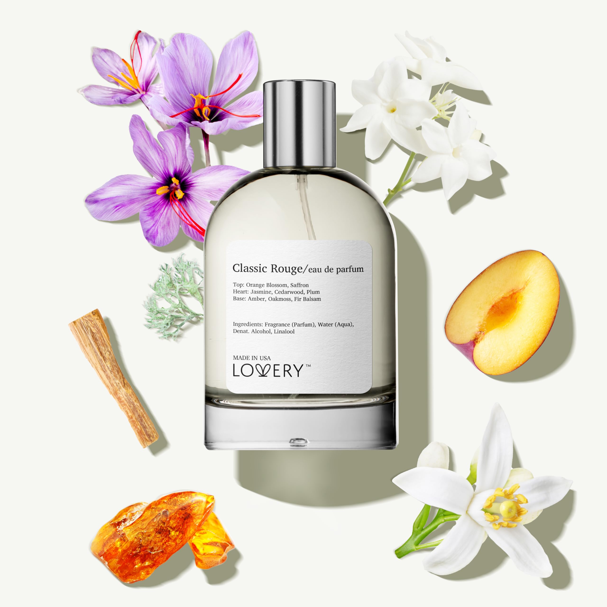LOVERY Classic Rouge Eau de Parfum | Inspired by Baccarat Rouge 540, 100 ml