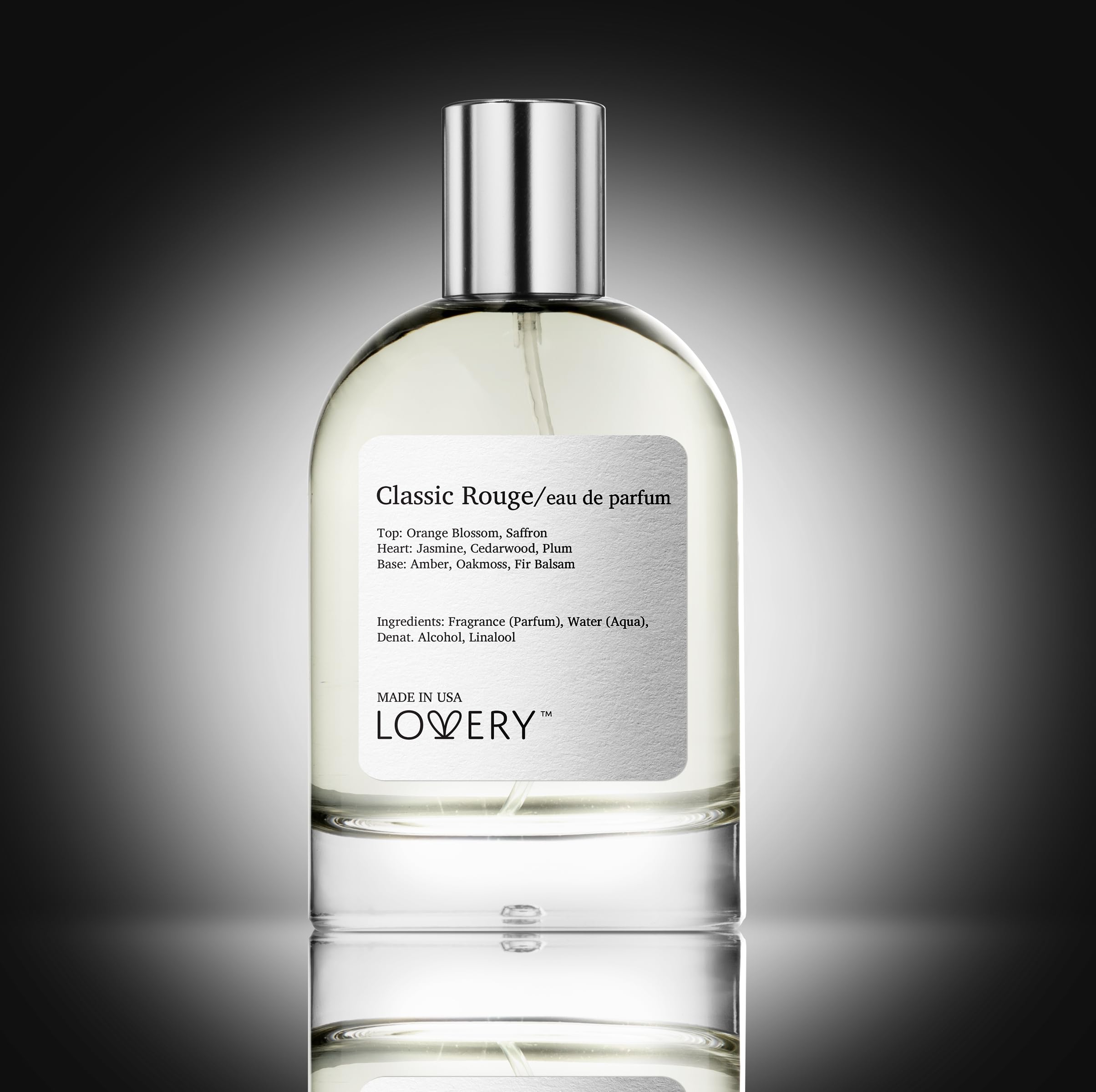 LOVERY Classic Rouge Eau de Parfum | Inspired by Baccarat Rouge 540, 100 ml