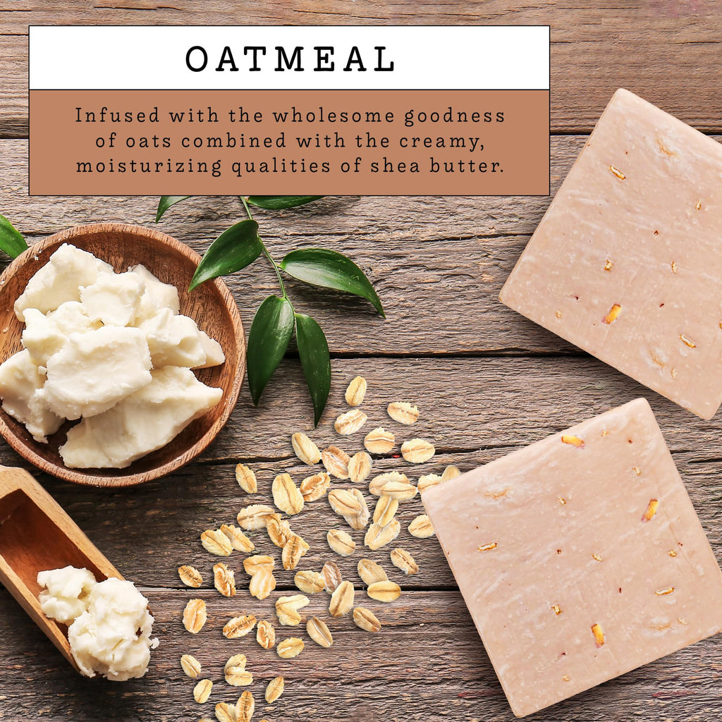 LOVERY Goat Milk Soap 3-Pack – Handmade in USA with Organic Shea Butter