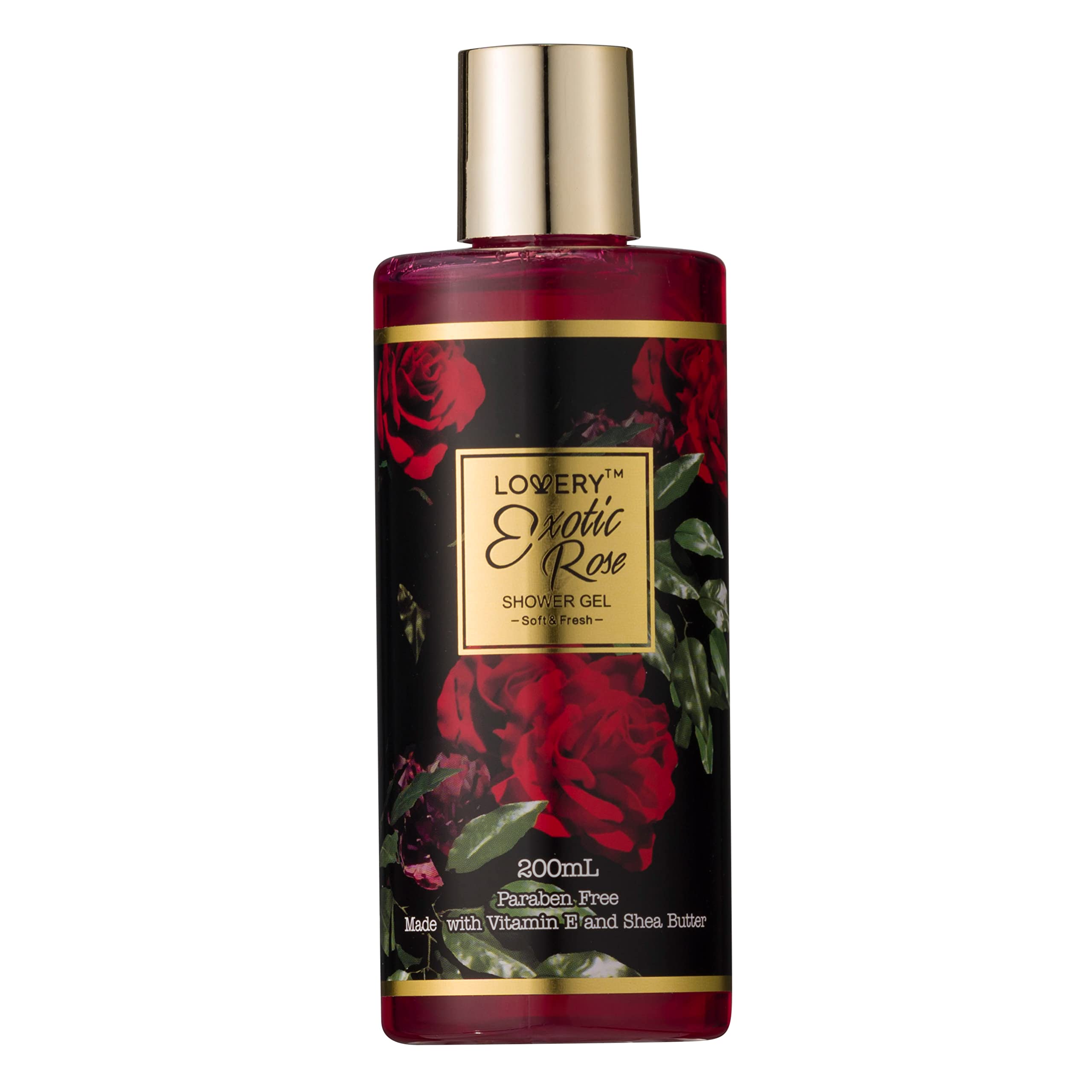 LOVERY Valentine's Gift Basket for Her – Exotic Rose Spa Gift Set