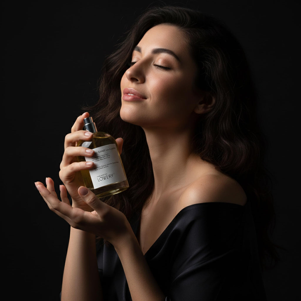 LOVERY Woody Santal Sandalwood – Inspired by Santal 33, Travel Spray Bottle 100mL + 10mL