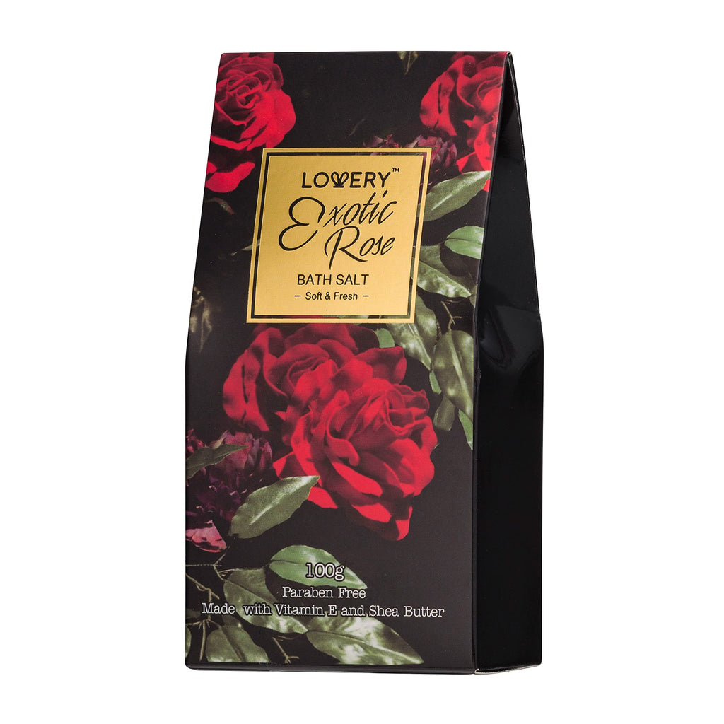 LOVERY Valentine's Gift Basket for Her – Exotic Rose Spa Gift Set