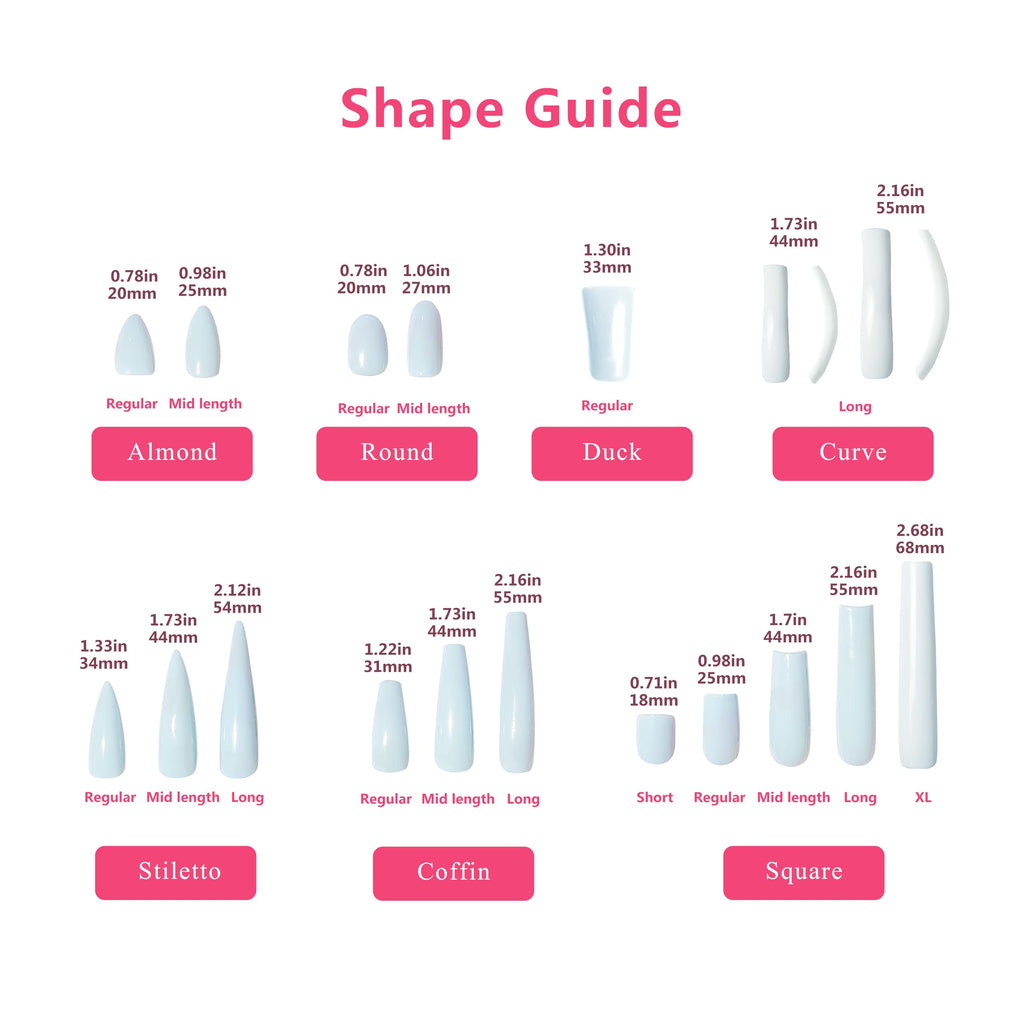 LOVFUL Aurora Light Press On Nails – Full Crystal Coverage, Reusable Coffin Classic 1.3 in | H36-M