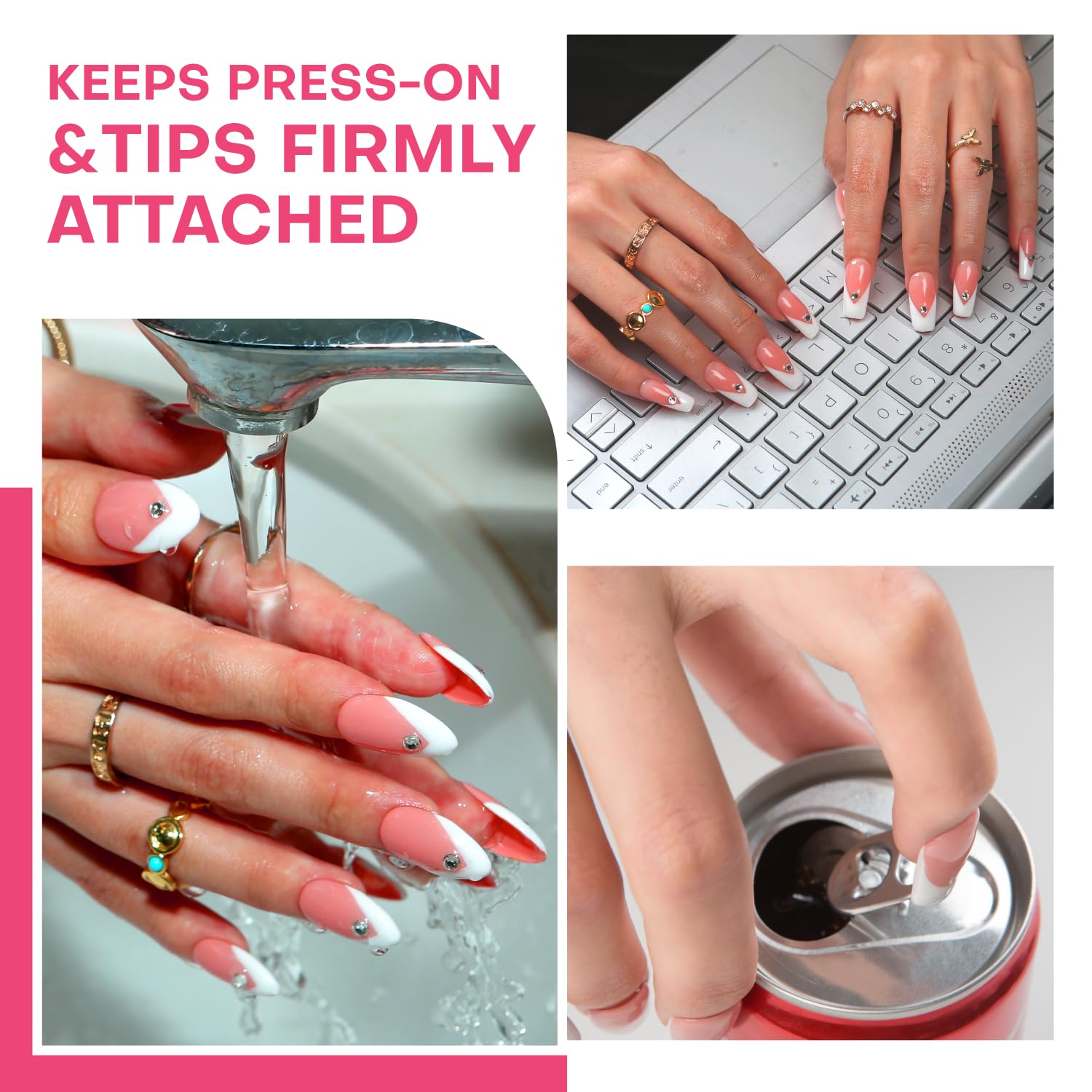 Lovful Extra Strong Brush-On Nail Glue for Press-Ons | Quick-Dry, Long-Lasting (7g)