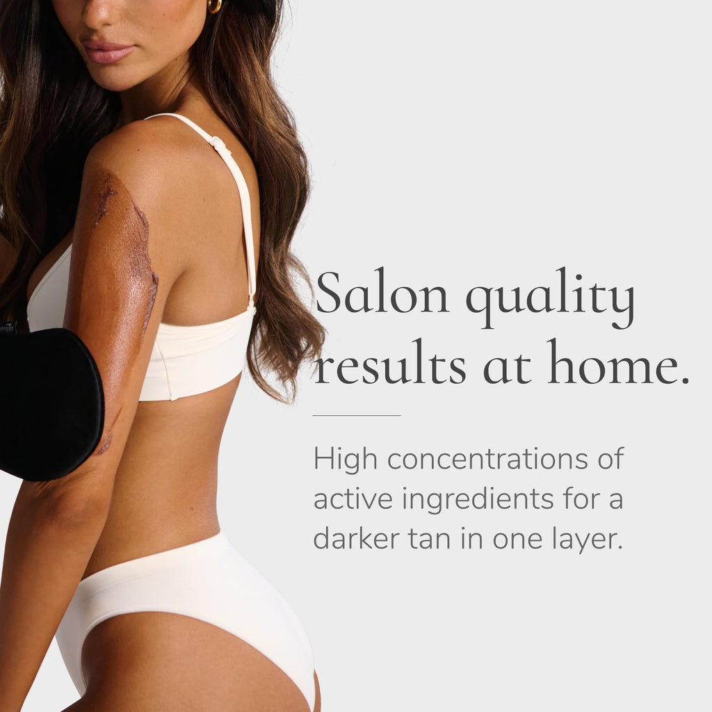 Loving Tan 2HR Express Self Tan Travel Size Kit - Dark Bronze Mousse & Applicator Mitt
