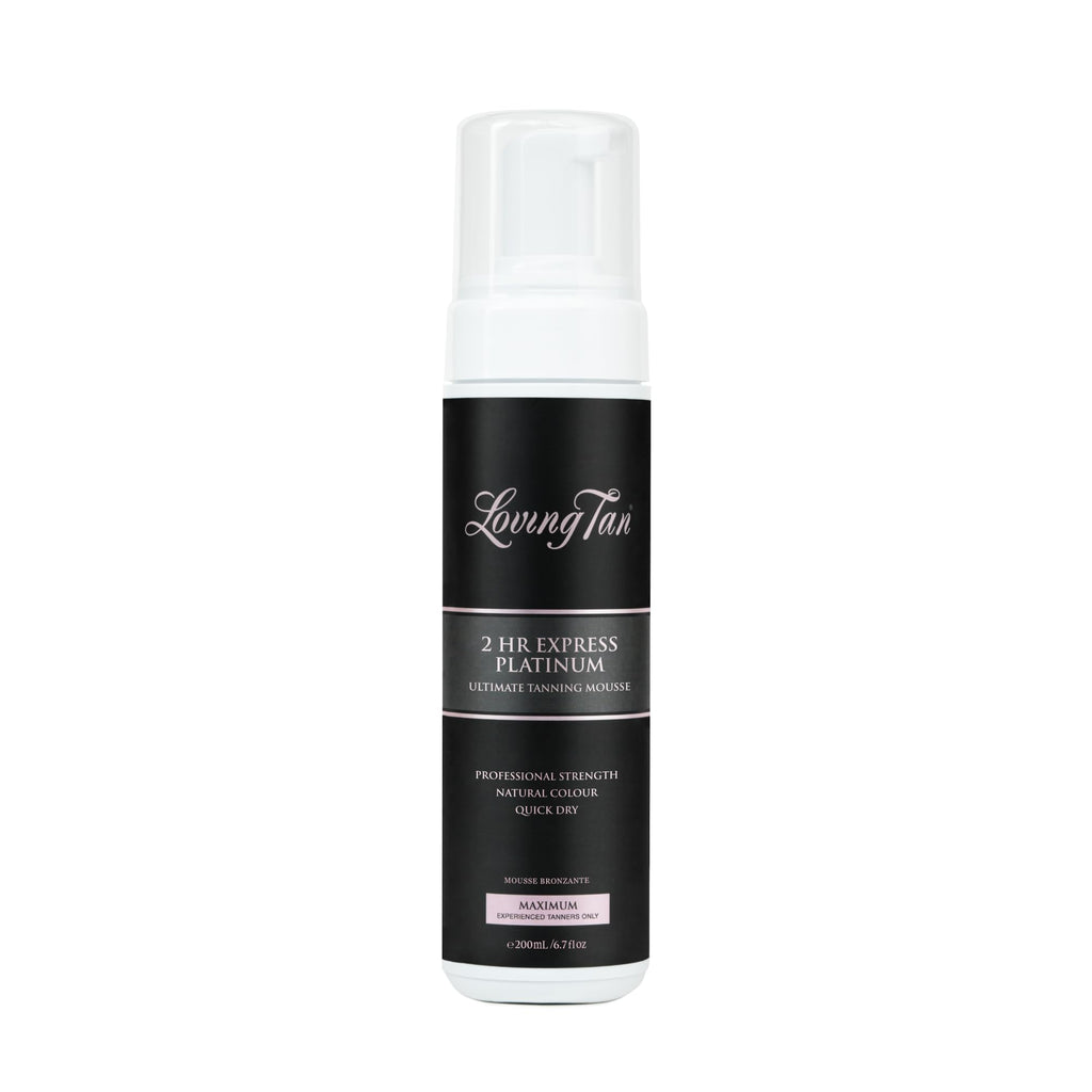 Loving Tan Platinum 2 HR Express Self Tanning Mousse – Darkest Shade Yet, Streak-Free
