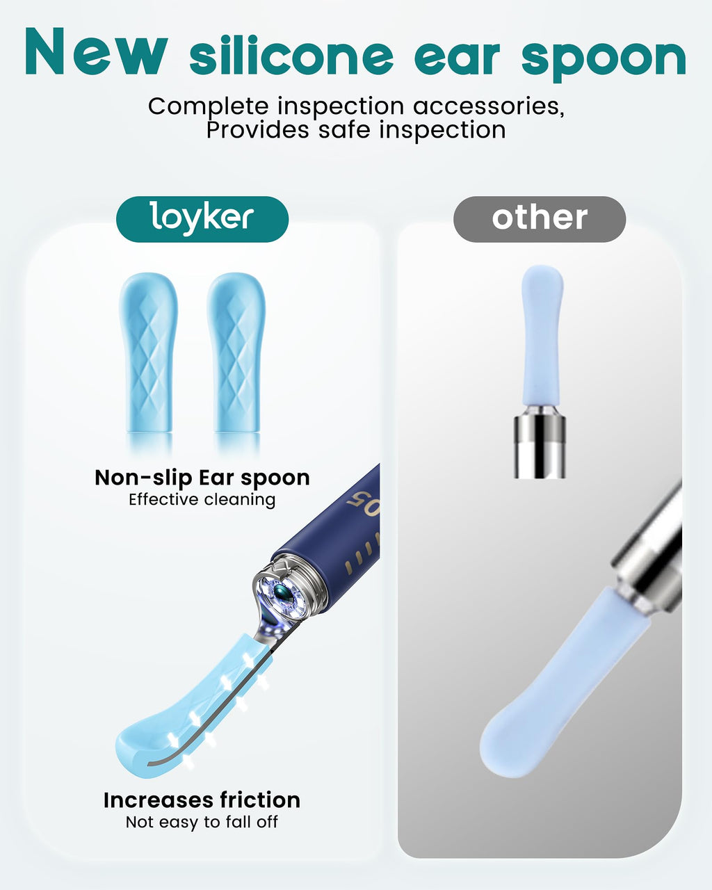 Loyker Ear Wax Removal Kit with 1080P Camera – Visual Ear Cleaner (12 Tips)