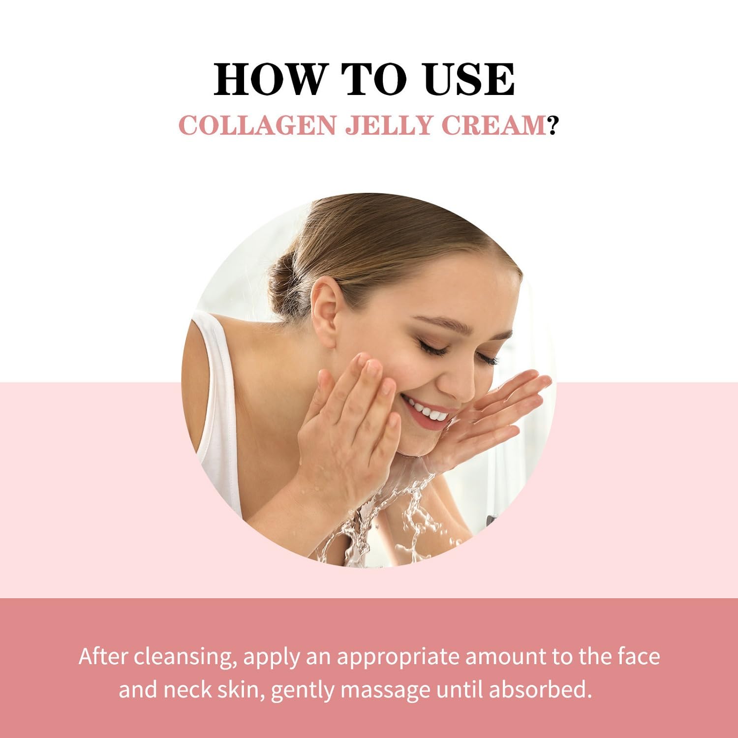 LOYOTICE Collagen Jelly Cream – Niacinamide & Freeze-Dried Hydrolyzed Collagen, 24h Hydration, Glowy Skin (3.38 fl oz)