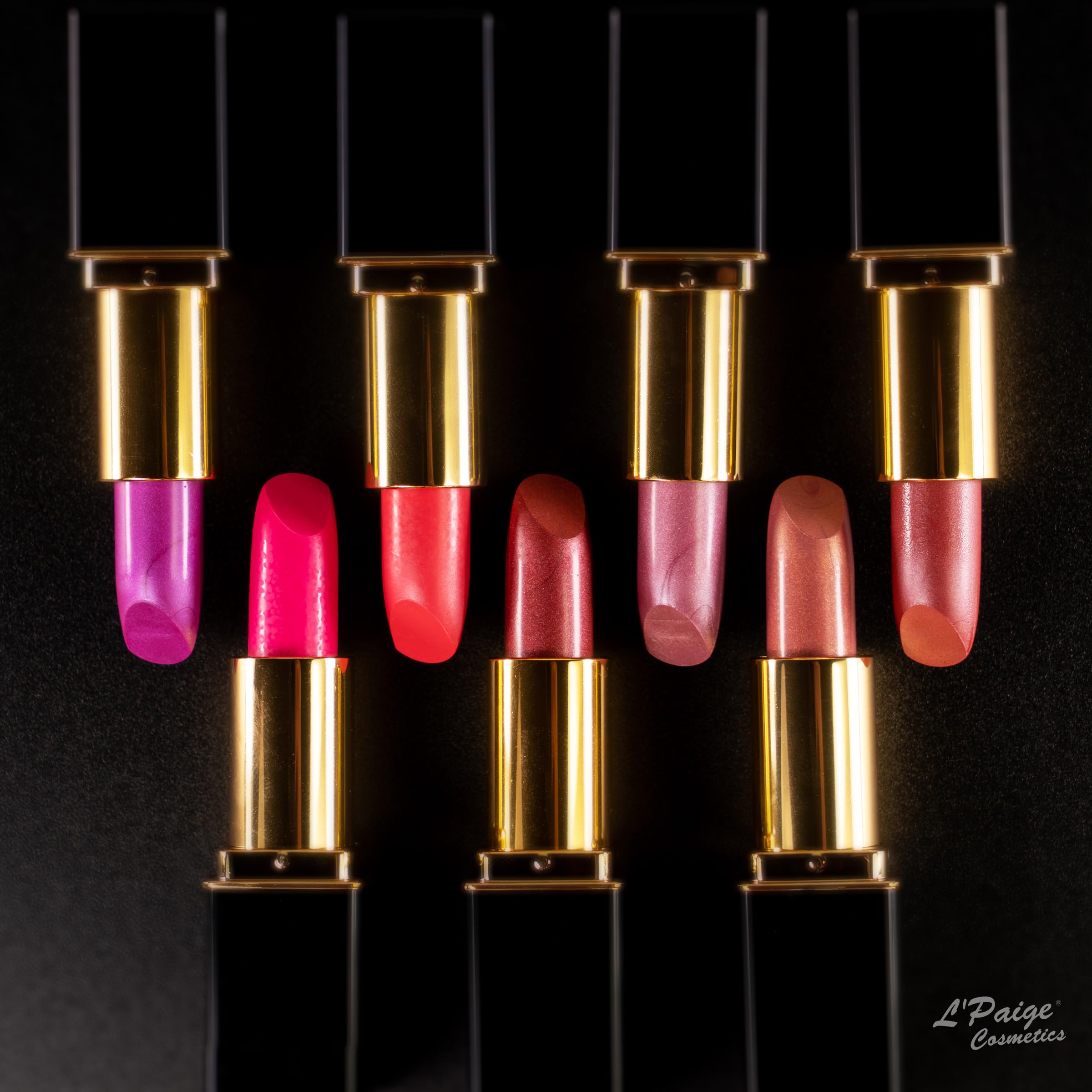 L'Paige L45 ICY MAUVE Designer Lipstick – Aloe Vera-Based Hydration, Long-Lasting Color, Frosted Satin Pearl Finish