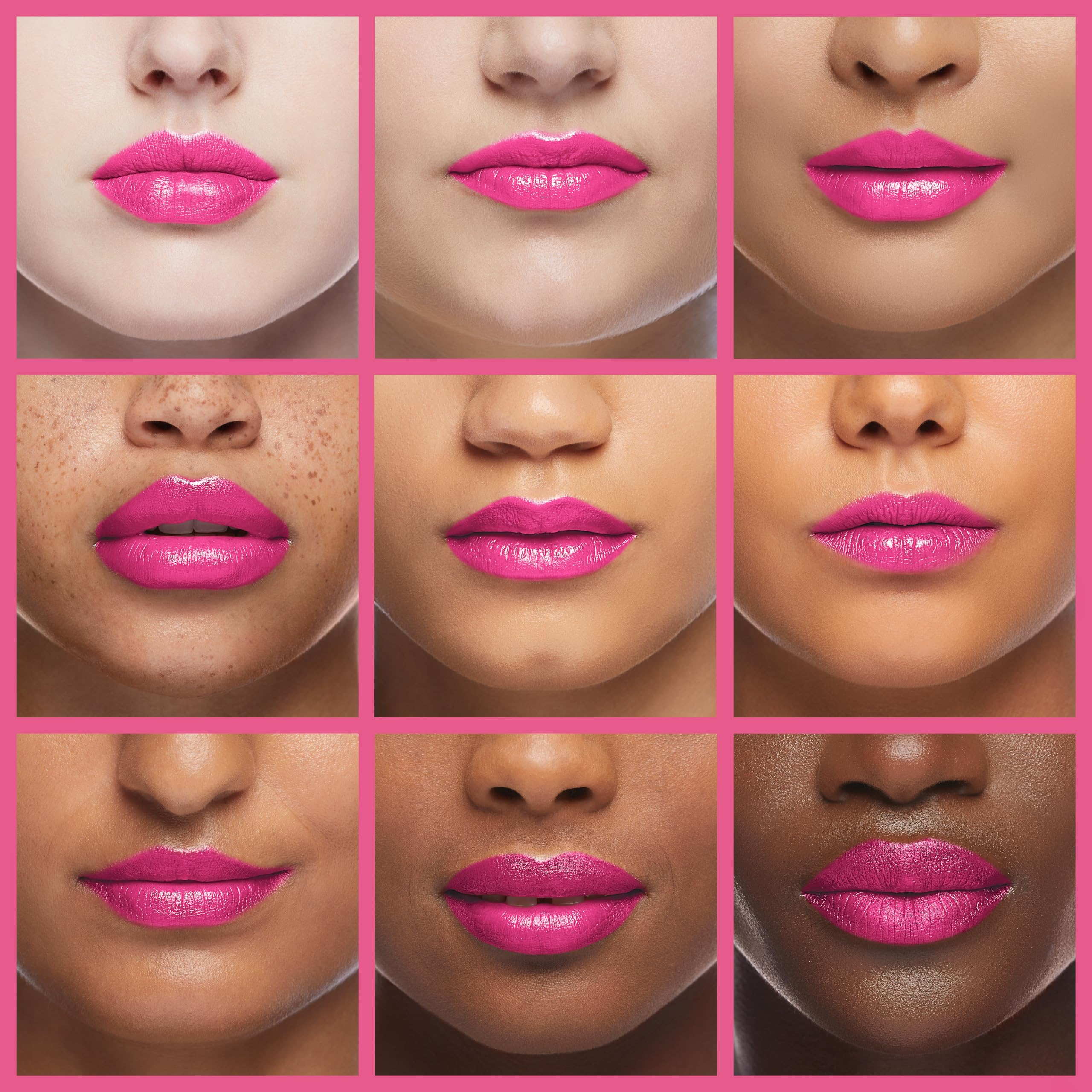L'Paige Designer Lipstick Frosted Amethyst Sheen – Cool Berry Pink, Aloe Vera-Based Moisturizing Formula (Shade L53)